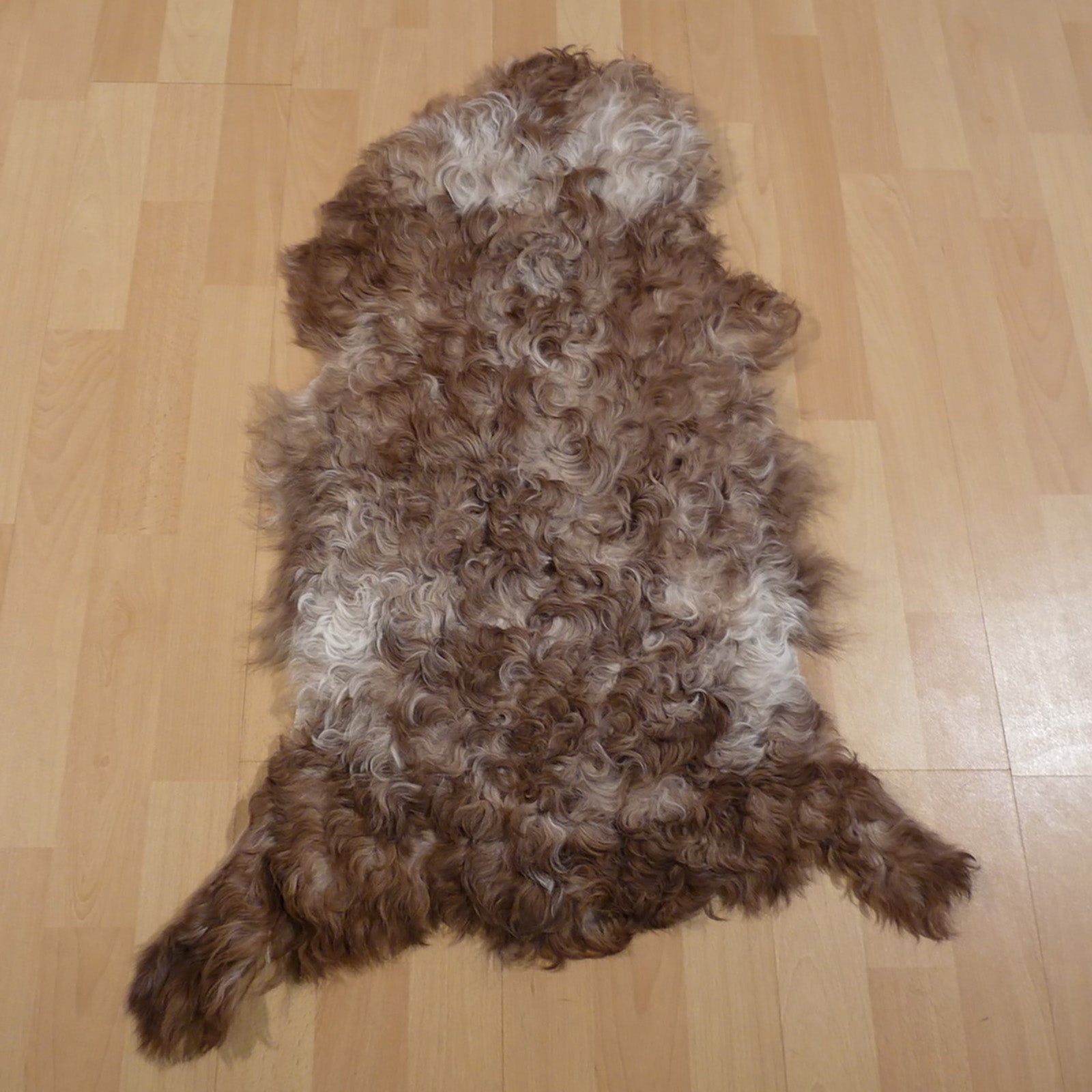 Gotlandfell braun - grau - weiss 80x60cm #12883