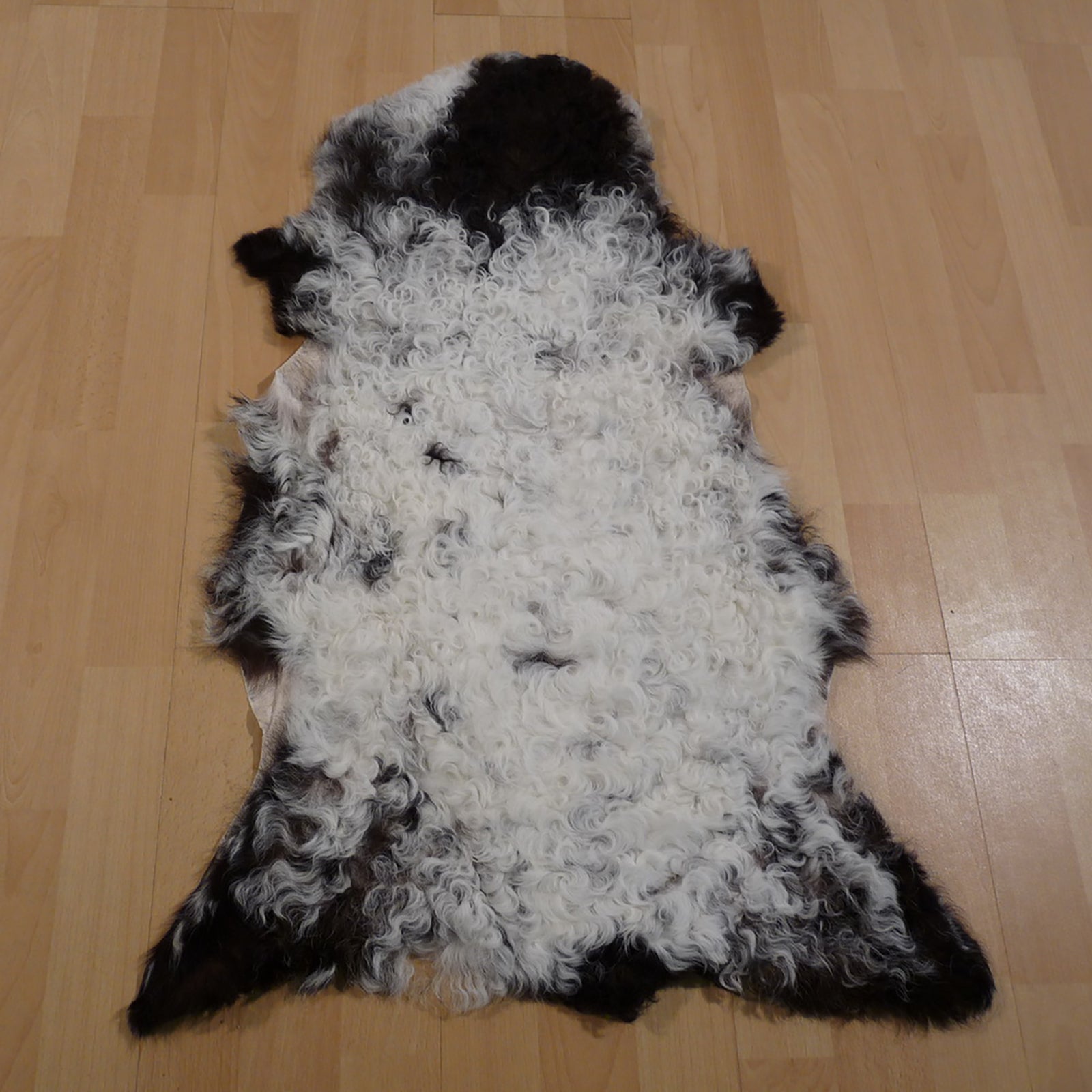 Gotlandfell schwarz - weiss 80x55cm #12923