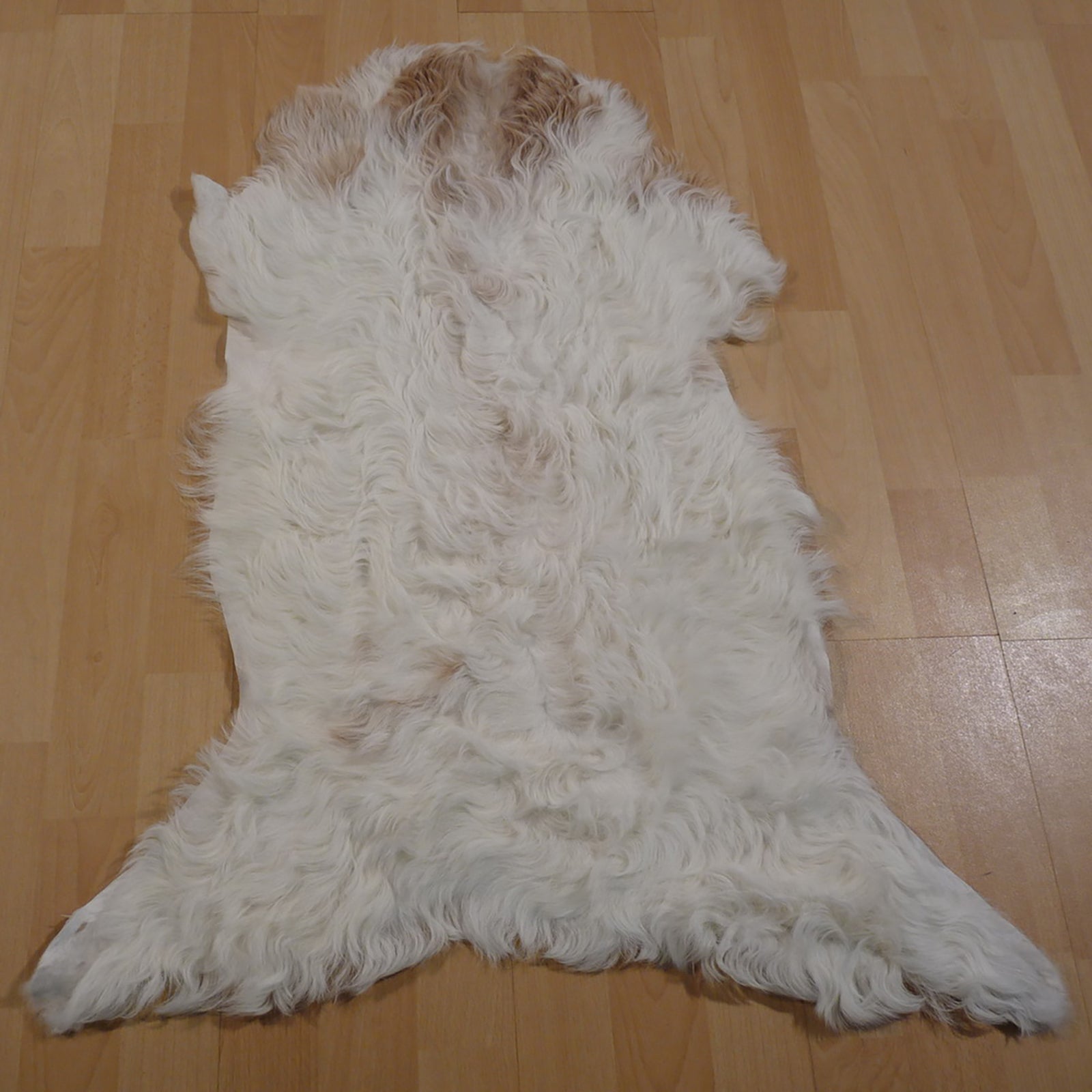 Gotlandfell weiß - braun 85x70cm #12938