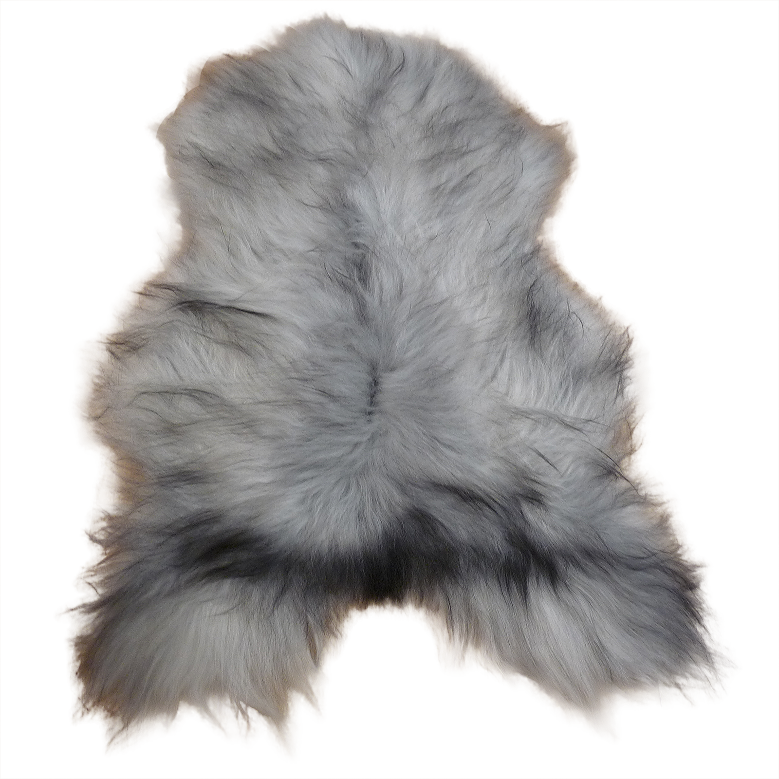 Exklusives Unikat Islandschaffell grau 125x85cm #15269