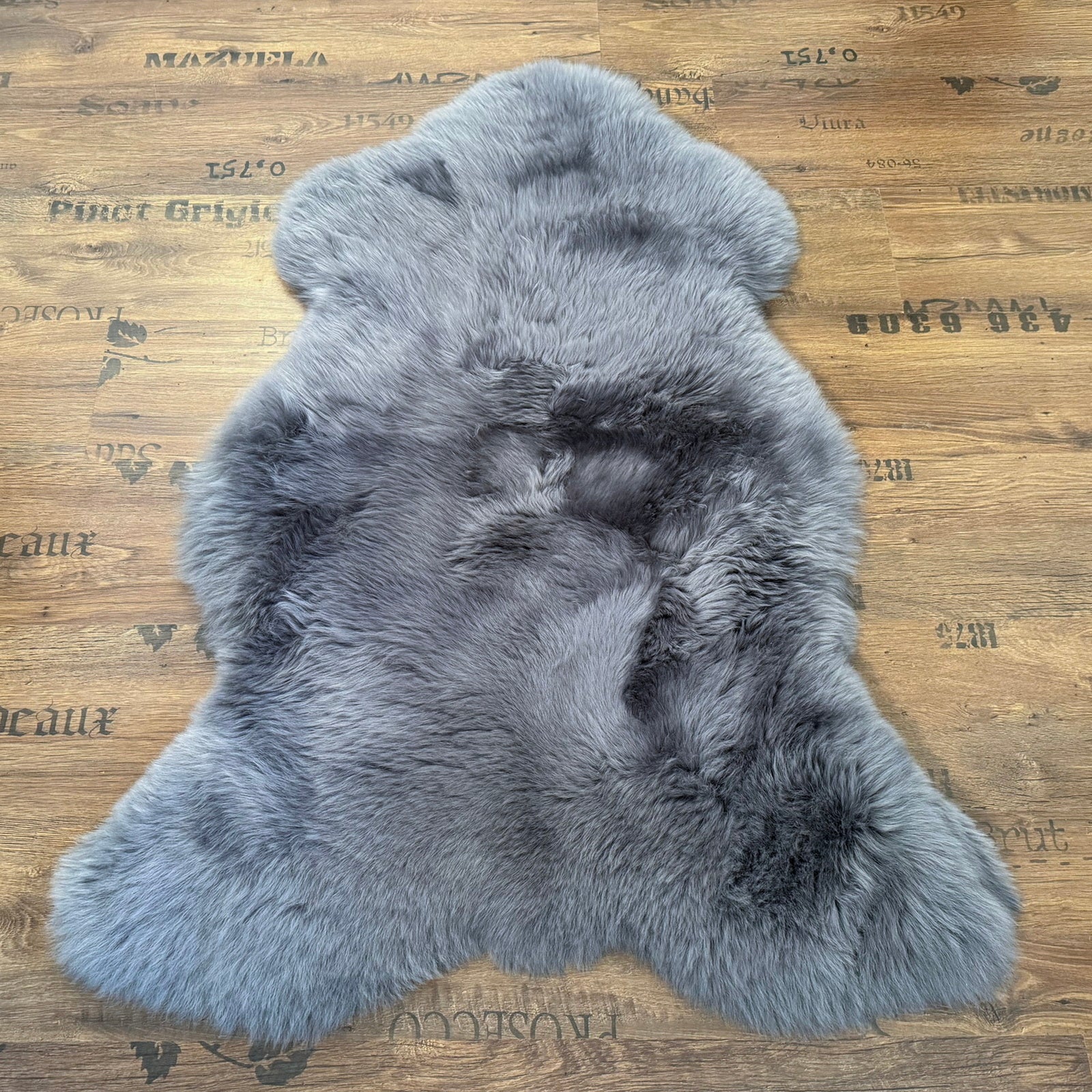MEIWITT® Lammfell, Schaffell dunkelgrau