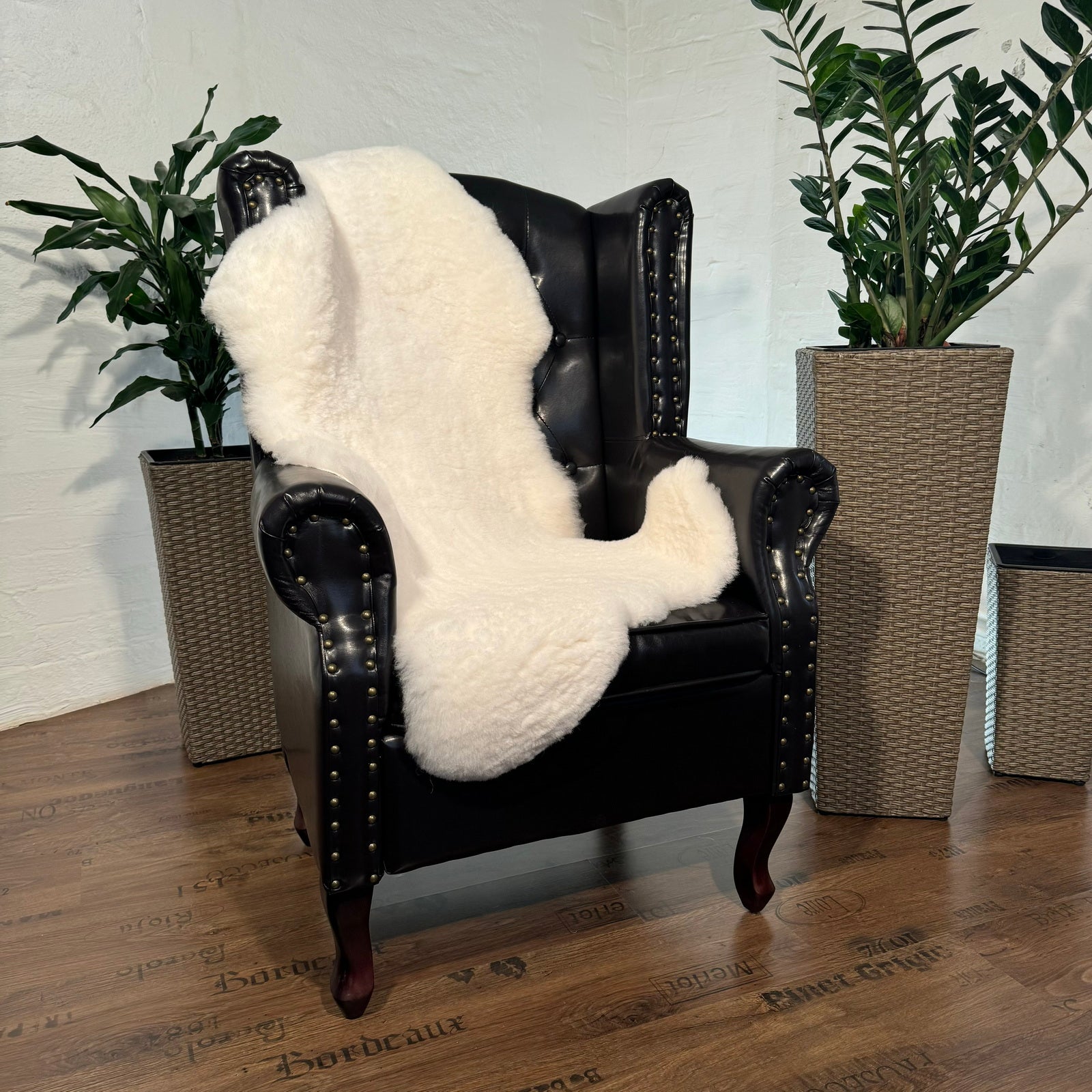 MEIWITT® Kurzhaar Lammfell, Schaffell weiss