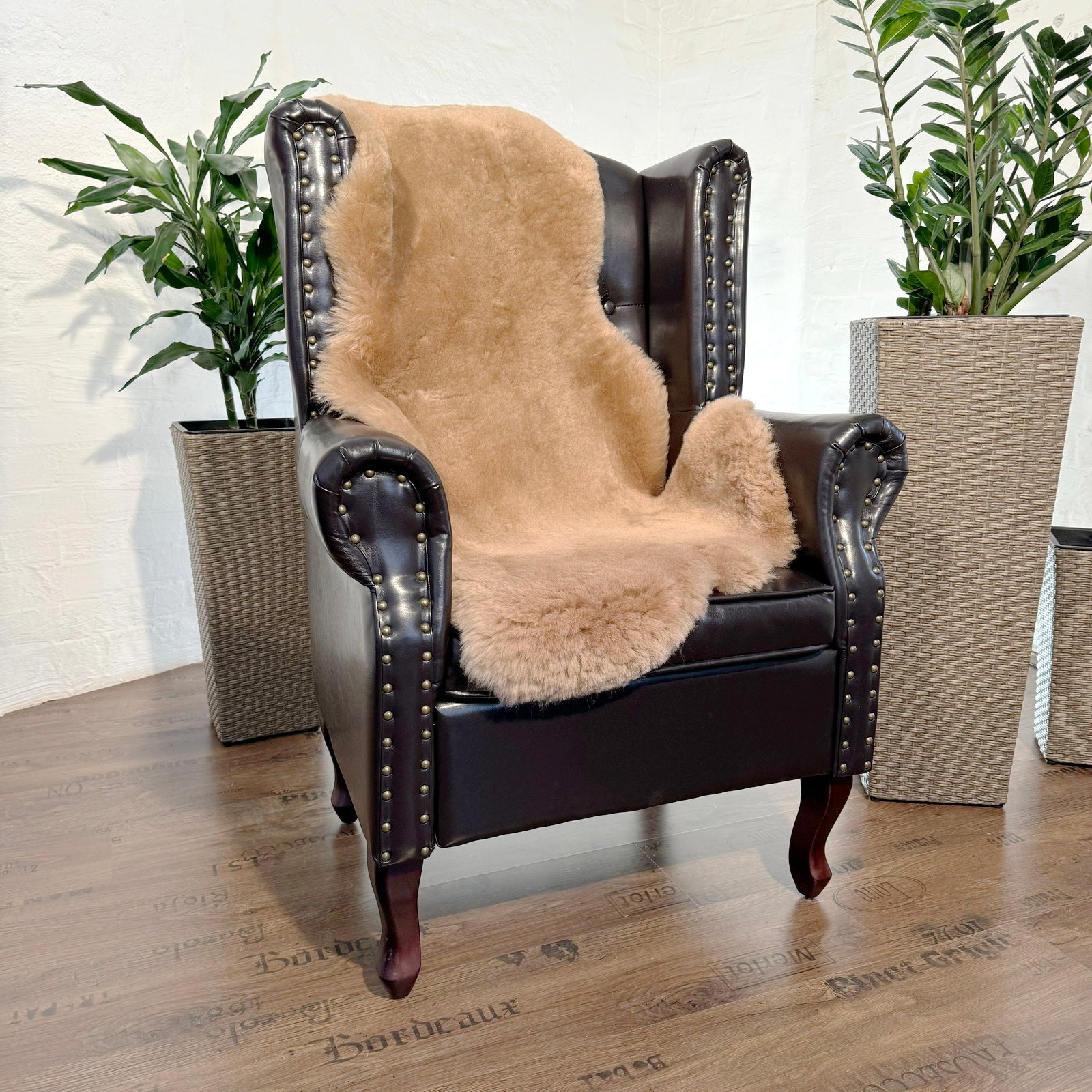 MEIWITT® Kurzhaar Lammfell, Schaffell hellbraun sandfarben