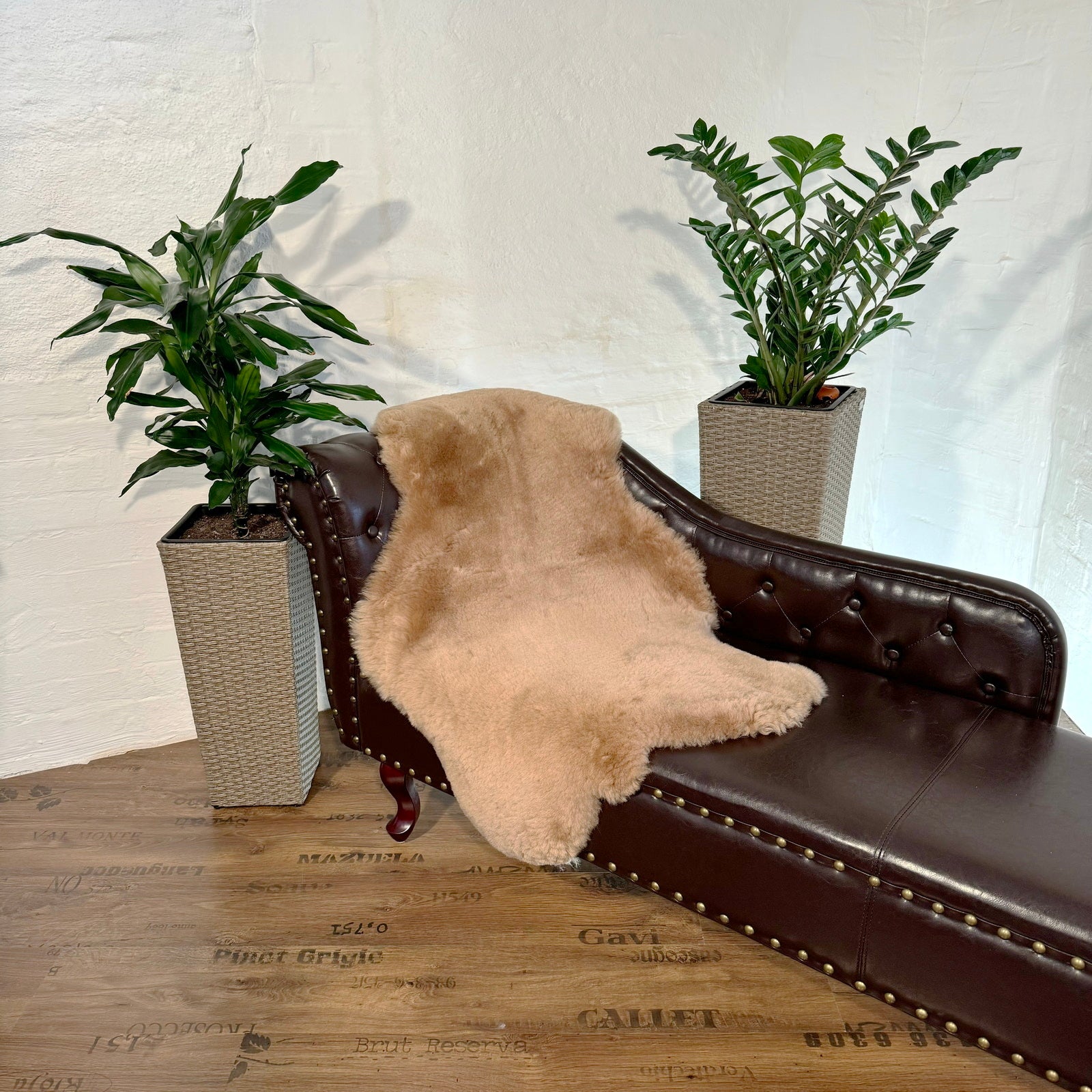 MEIWITT® Kurzhaar Lammfell, Schaffell hellbraun sandfarben