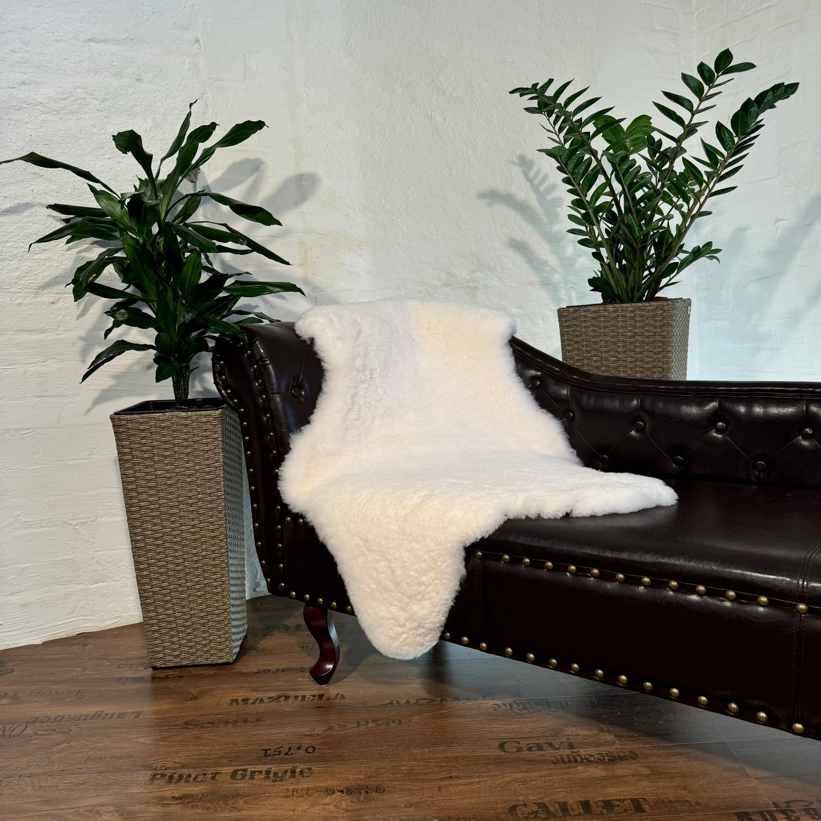 MEIWITT® Kurzhaar Lammfell, Schaffell weiss