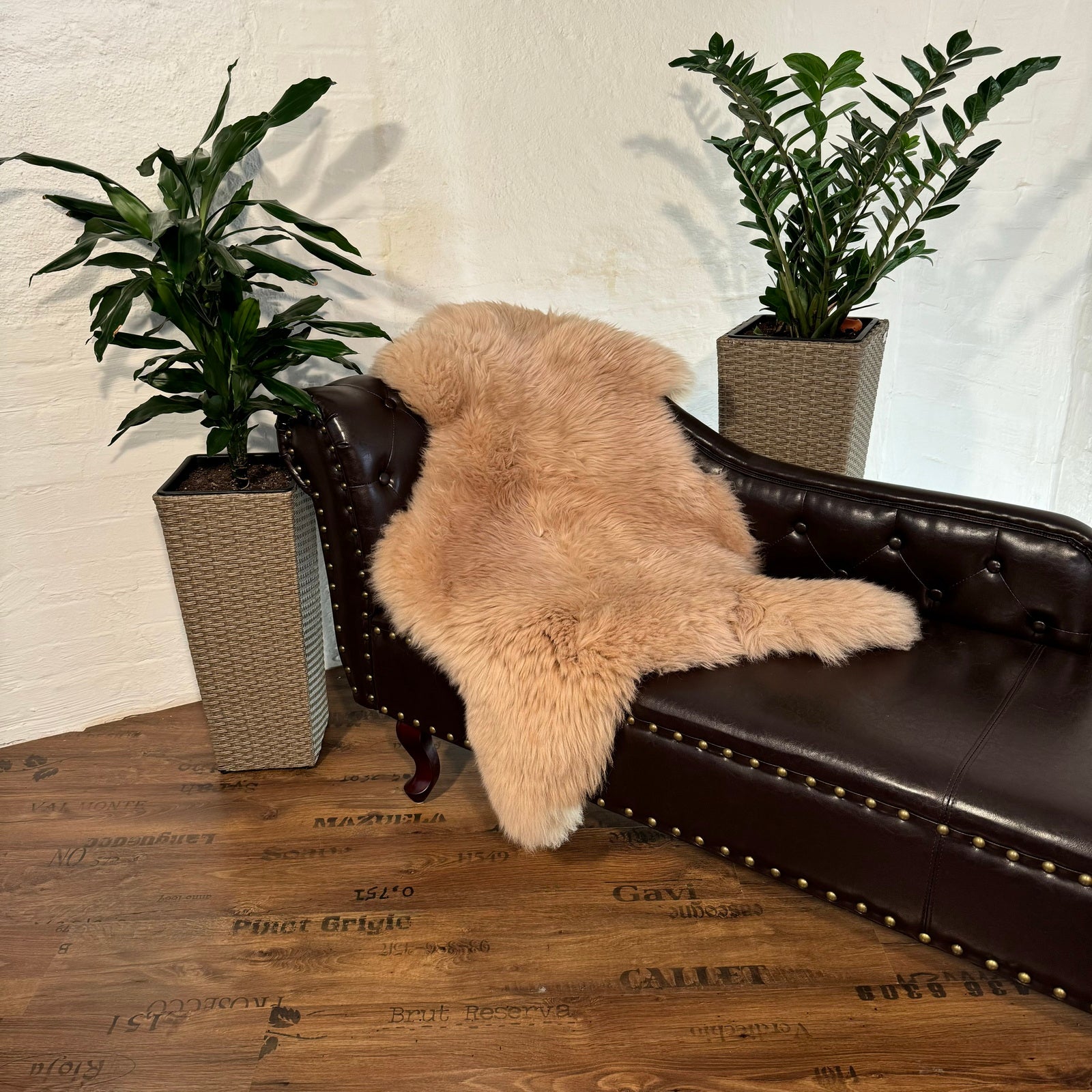 MEIWITT® Schaffell, Lammfell hellbraun sandfarben