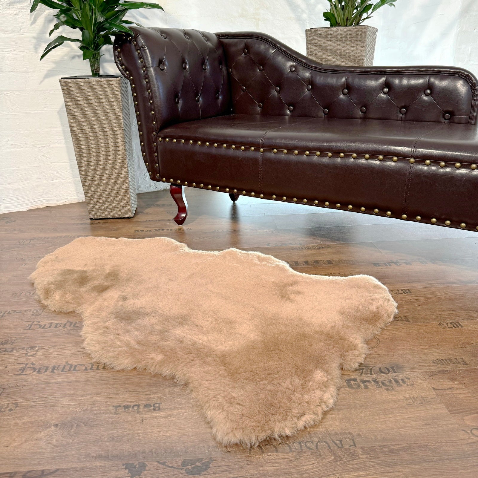 MEIWITT® Kurzhaar Lammfell, Schaffell hellbraun sandfarben