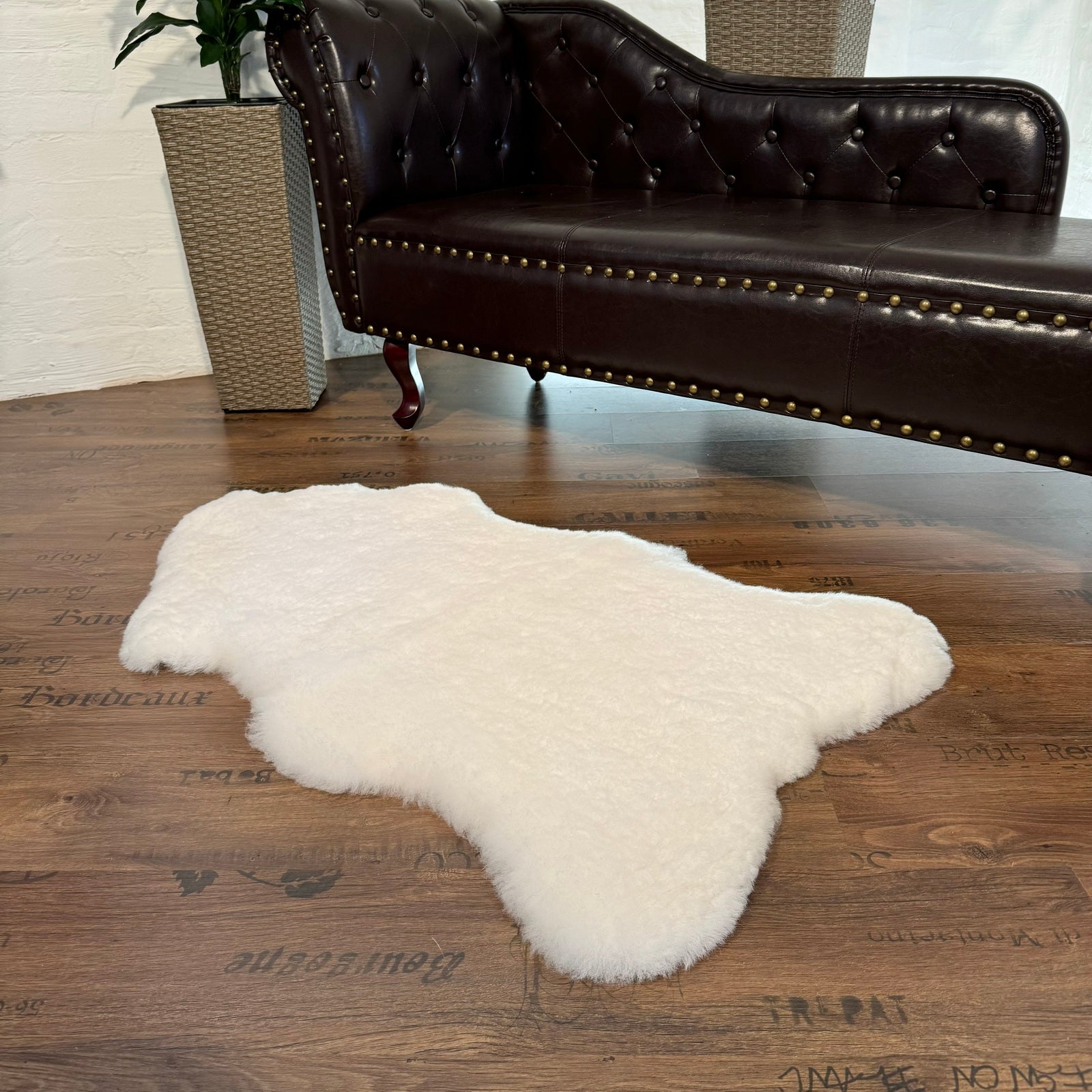 MEIWITT® Kurzhaar Lammfell, Schaffell weiss