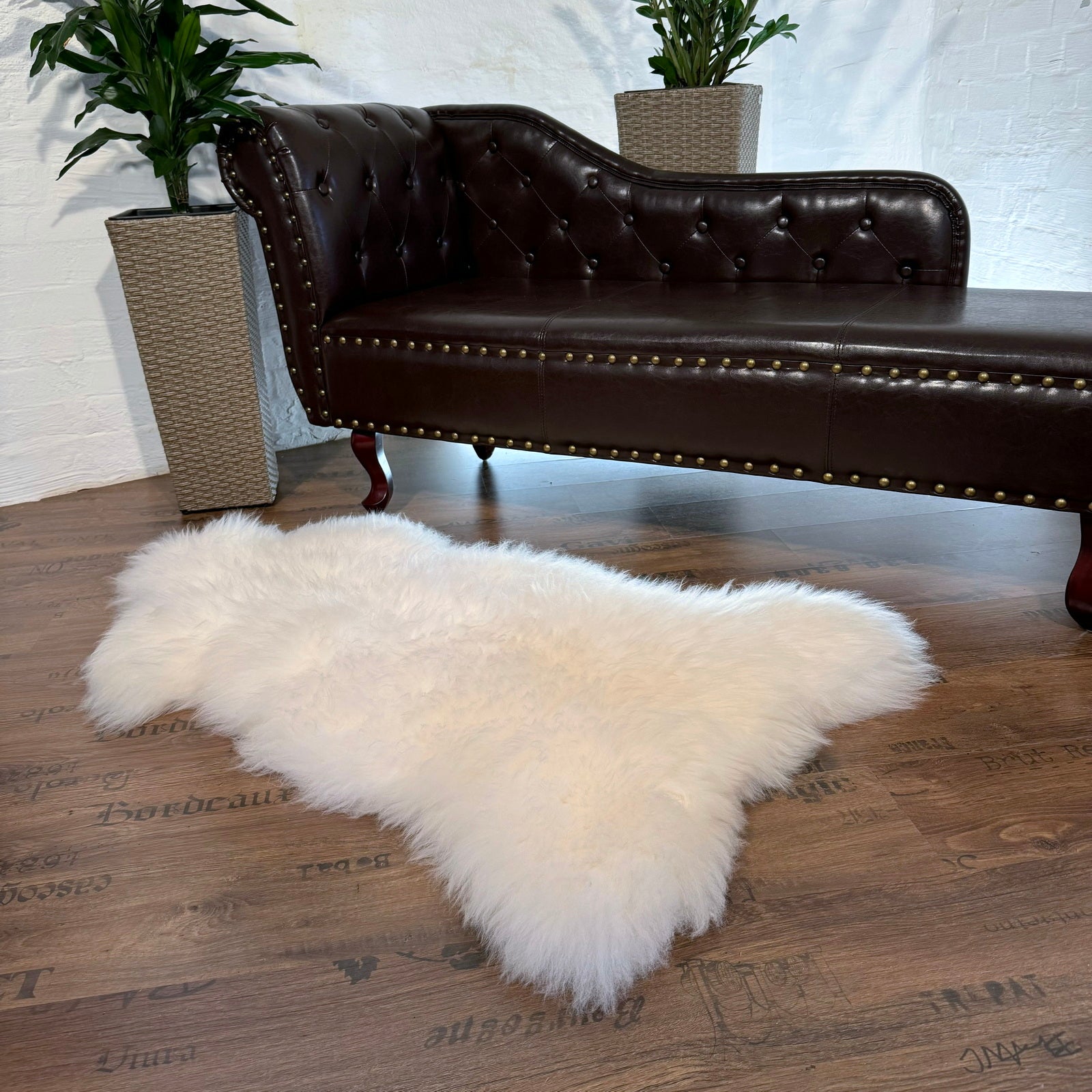 MEIWITT® Lammfell, Schaffell weiss