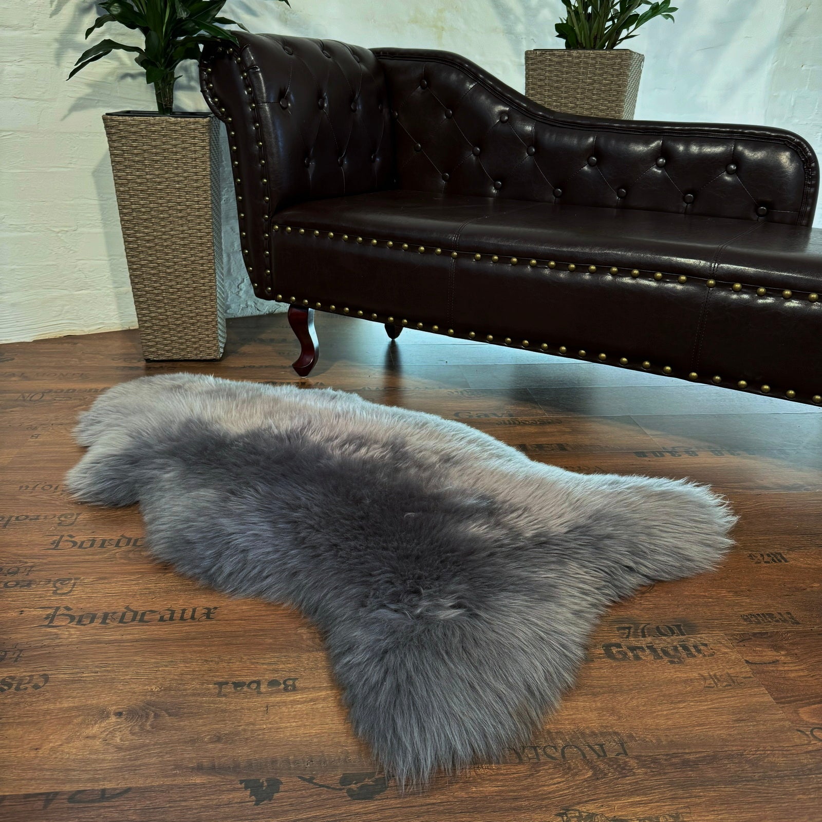 MEIWITT® Lammfell, Schaffell dunkelgrau