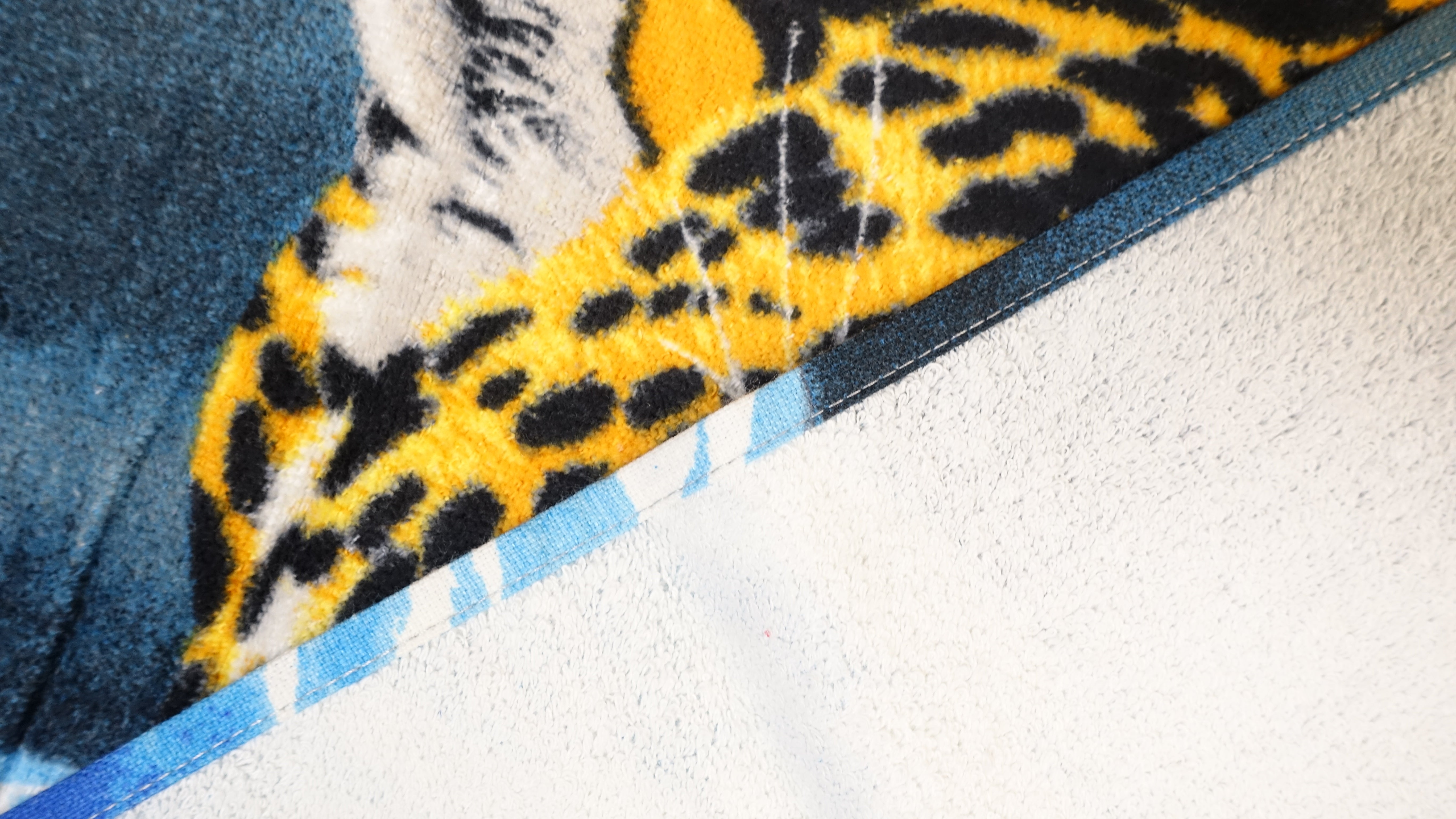 Handtuch Strandtuch Badehandtuch Saunatuch Motiv Leopard 150x70cm