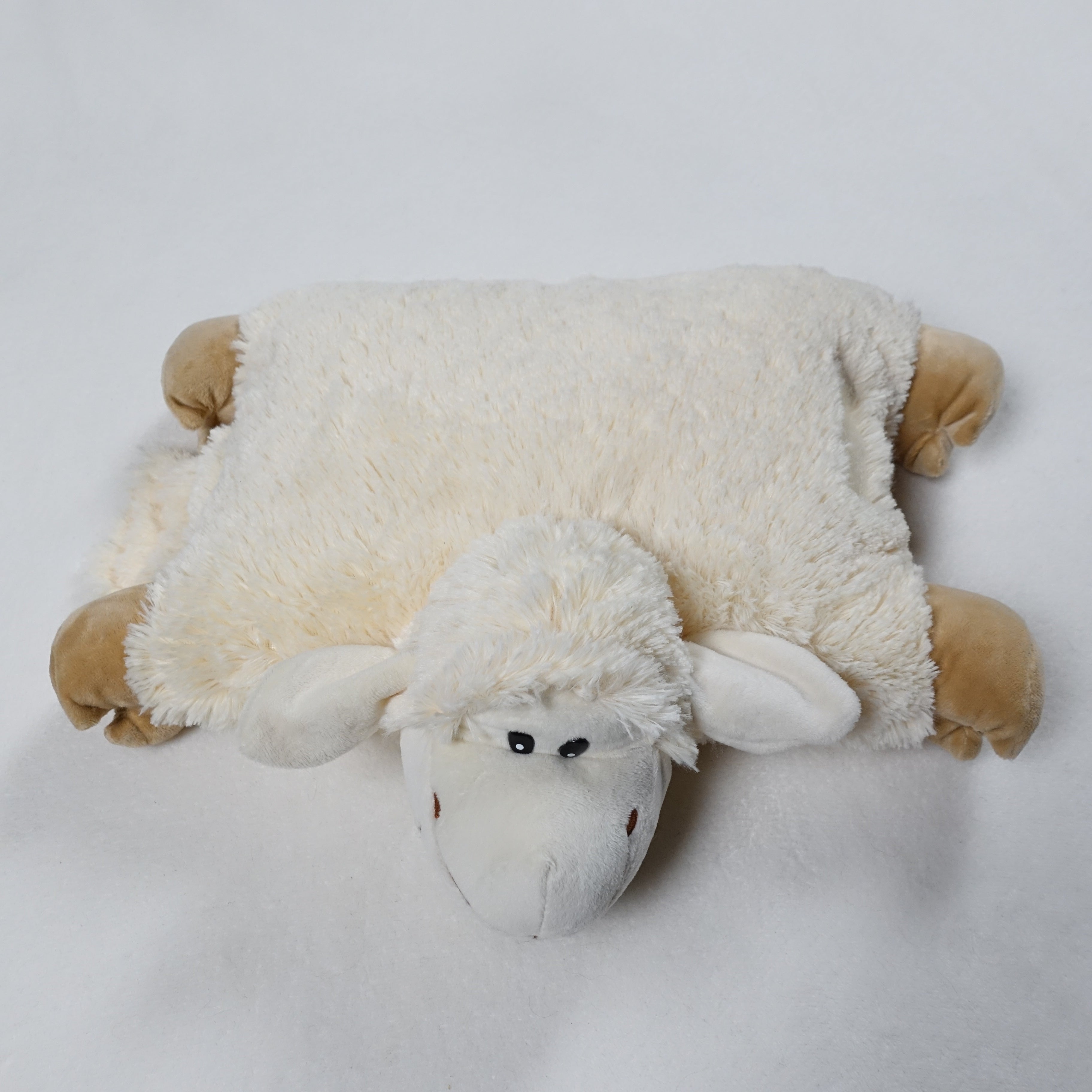 2in1 Kuschelkissen und Kuscheltier Schäfchen groß 46cm