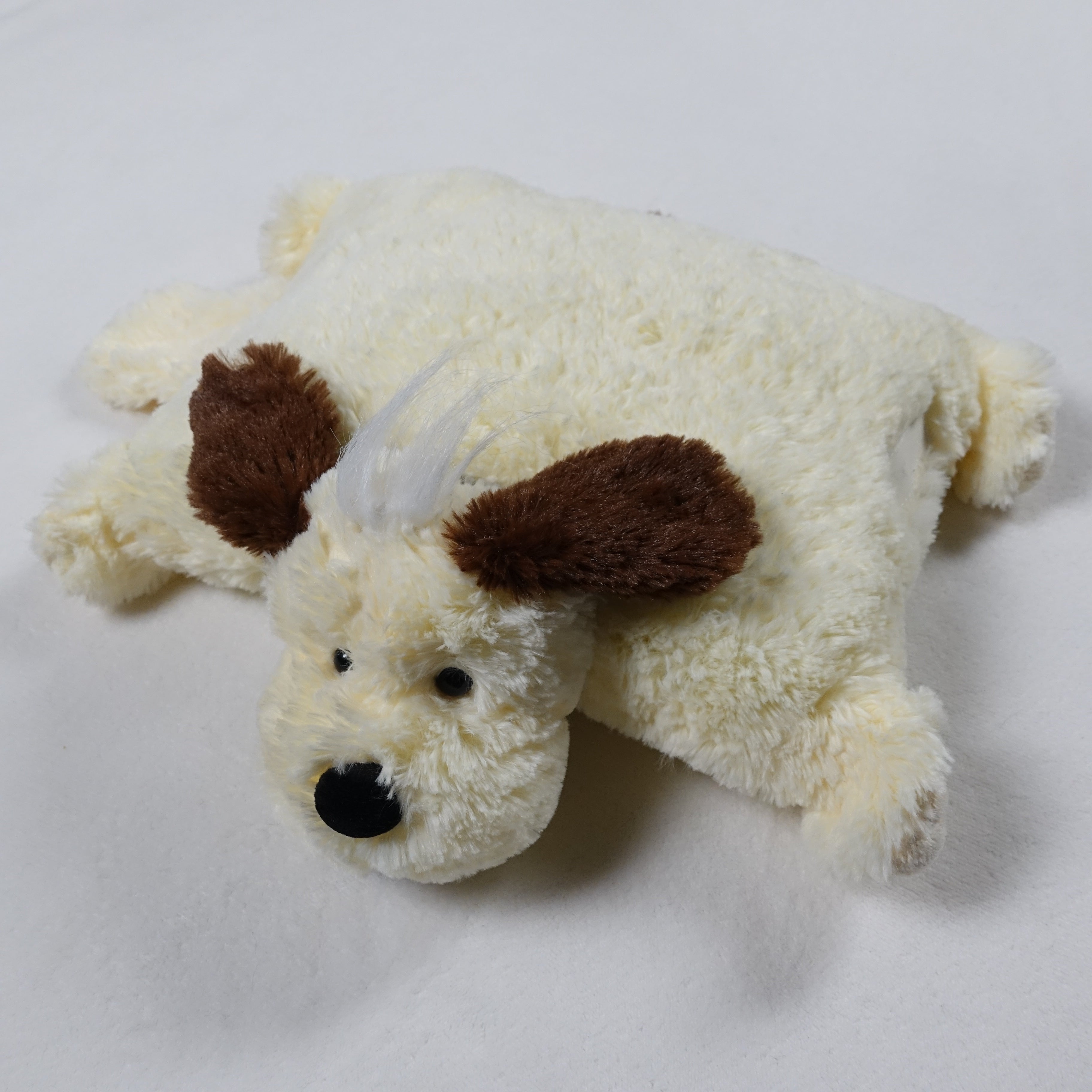 2in1 Kuschelkissen und Kuscheltier Hund groß 46cm