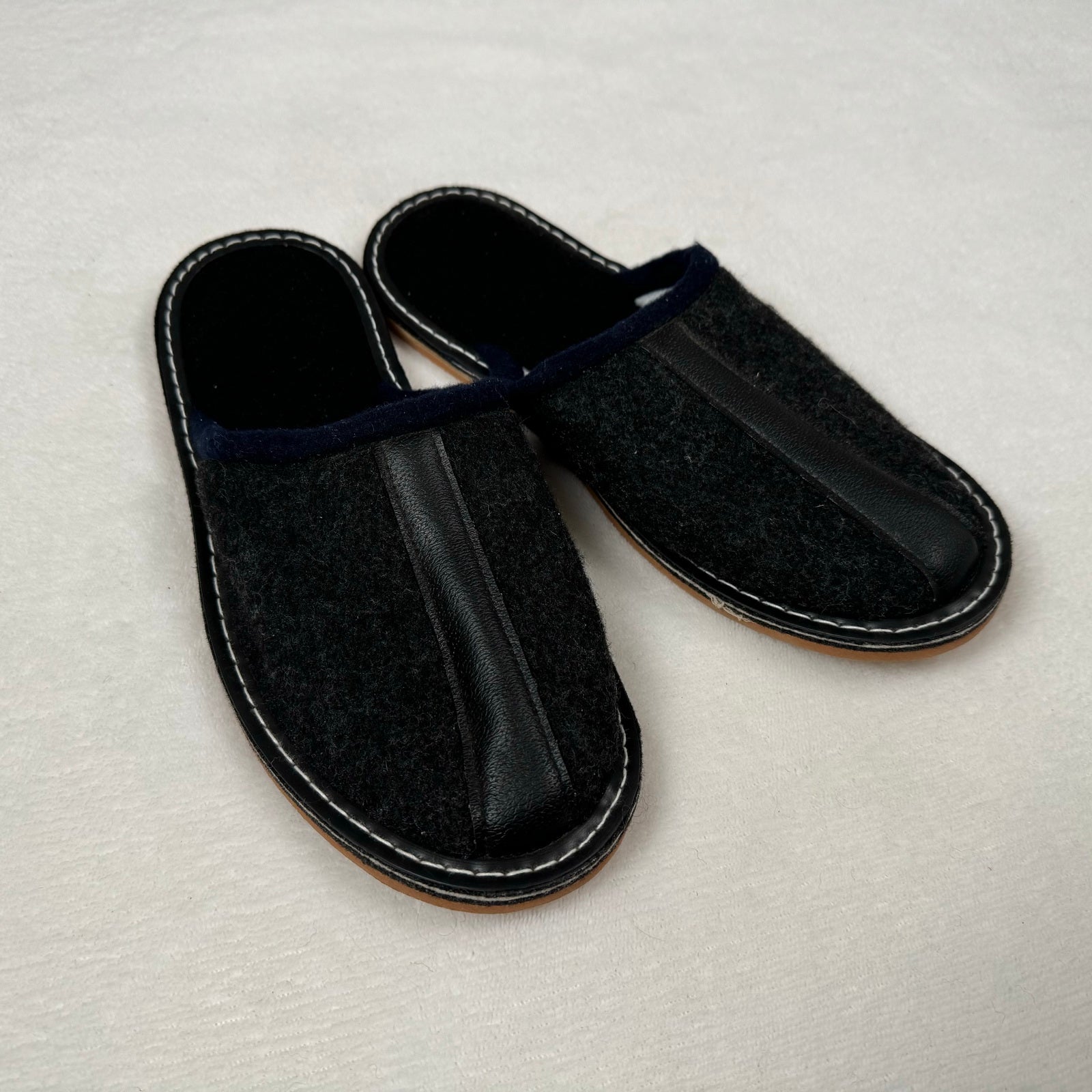 Filzschuhe Hausschuhe Filzpantoffeln mit Gummisohle