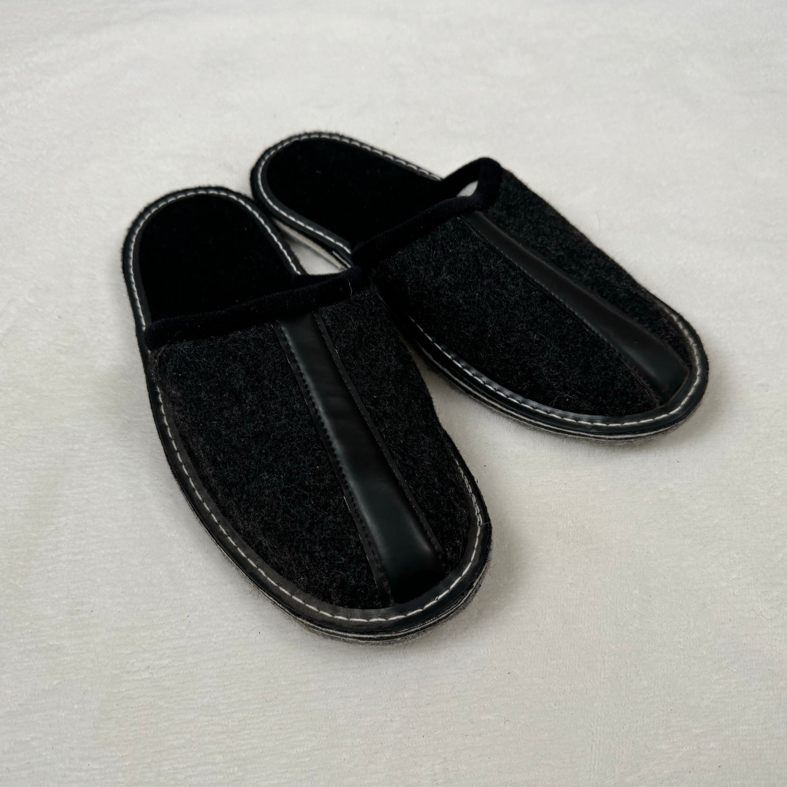 Filzschuhe Hausschuhe Filzpantoffeln mit Filzsohle