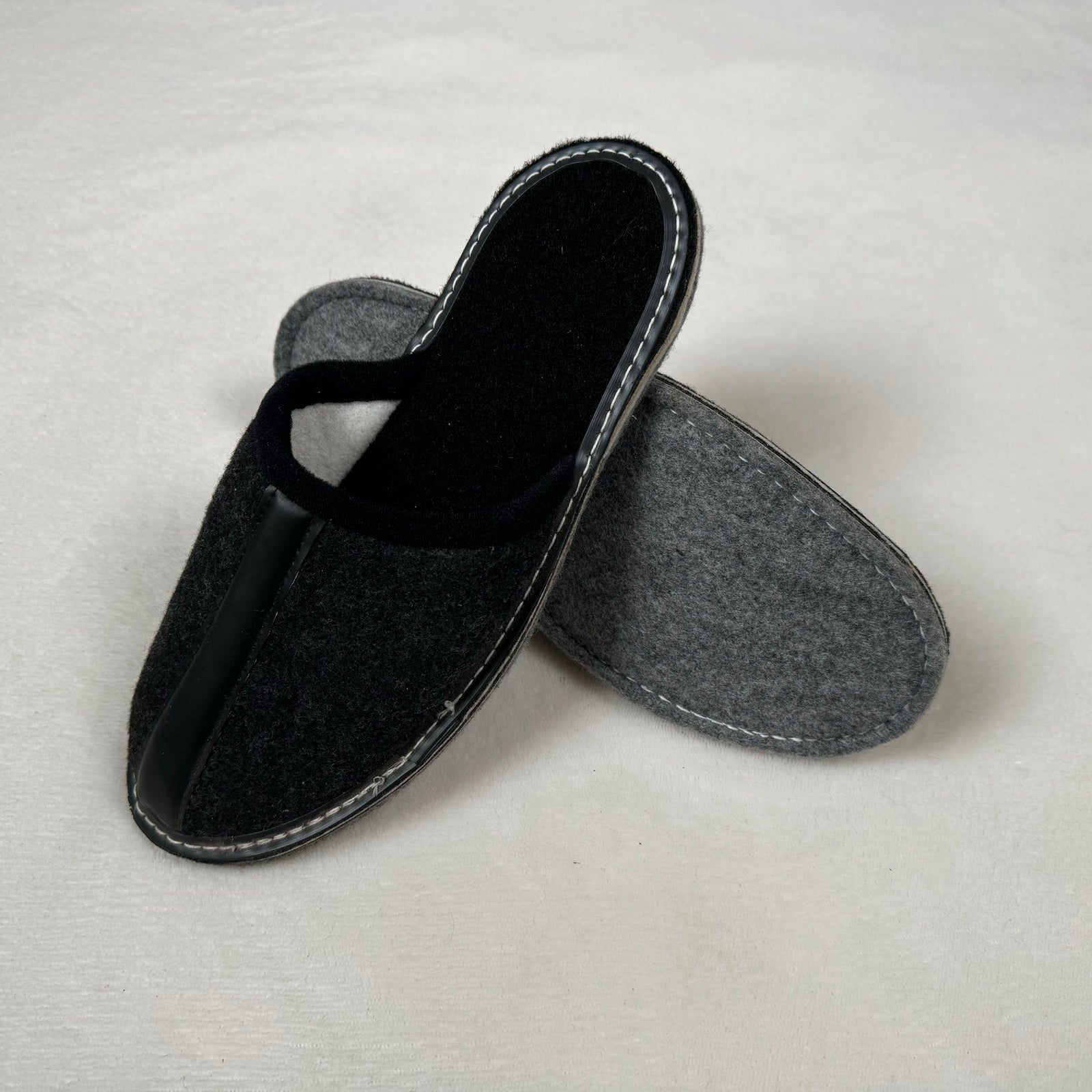 Filzschuhe Hausschuhe Filzpantoffeln mit Filzsohle
