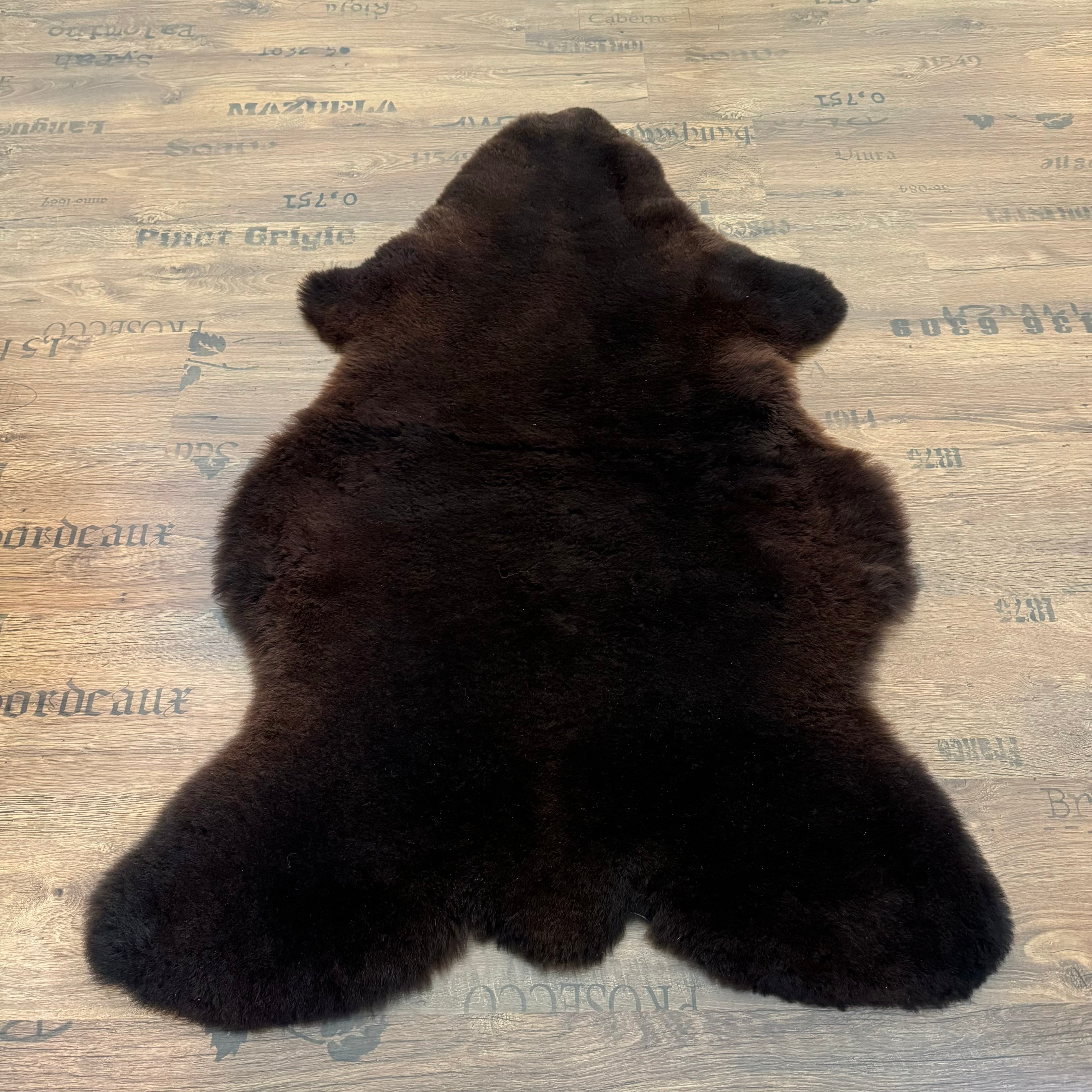 MEIWITT® Kurzhaar Lammfell, Schaffell braun dunkelbraun