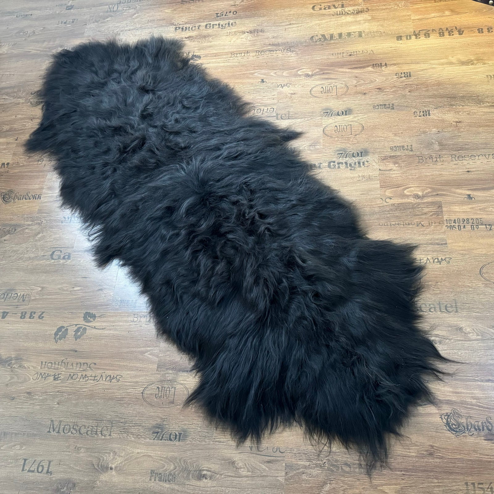 MEIWITT® Island - Schaffellläufer schwarz