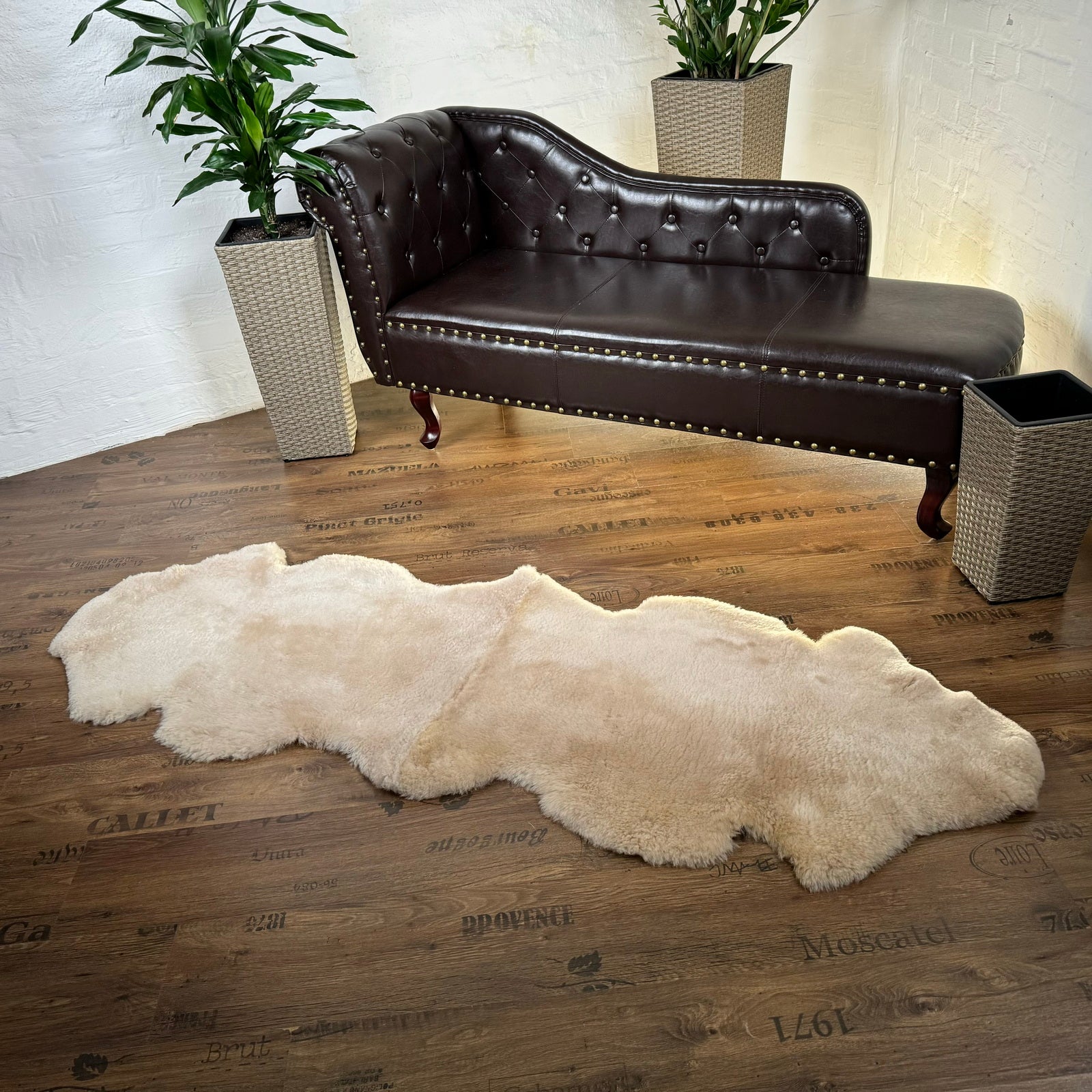 MEIWITT® Schaffellläufer hellbraun sandfarben