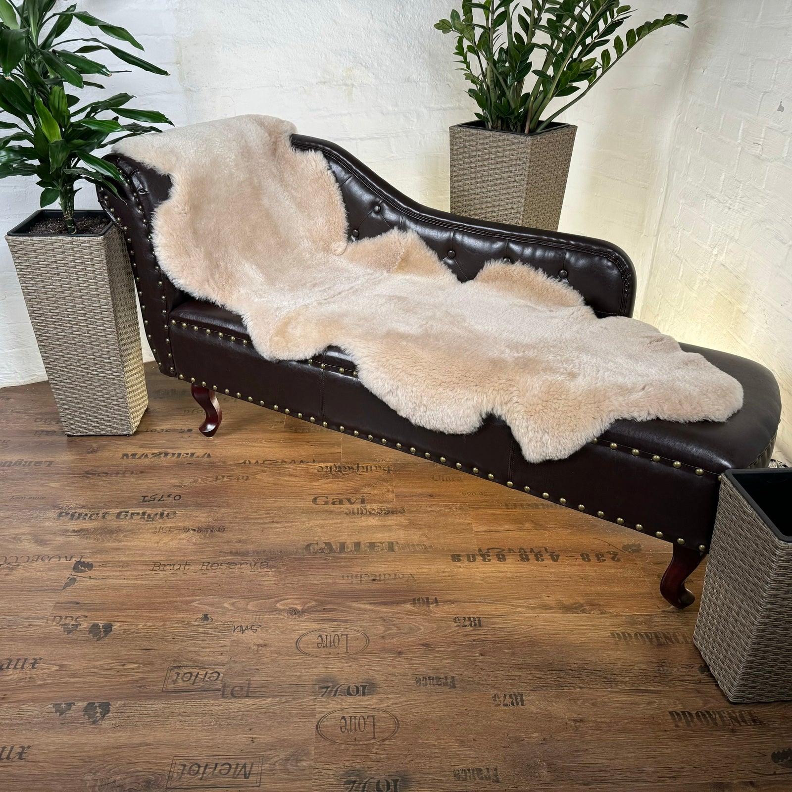 MEIWITT® Schaffellläufer hellbraun sandfarben