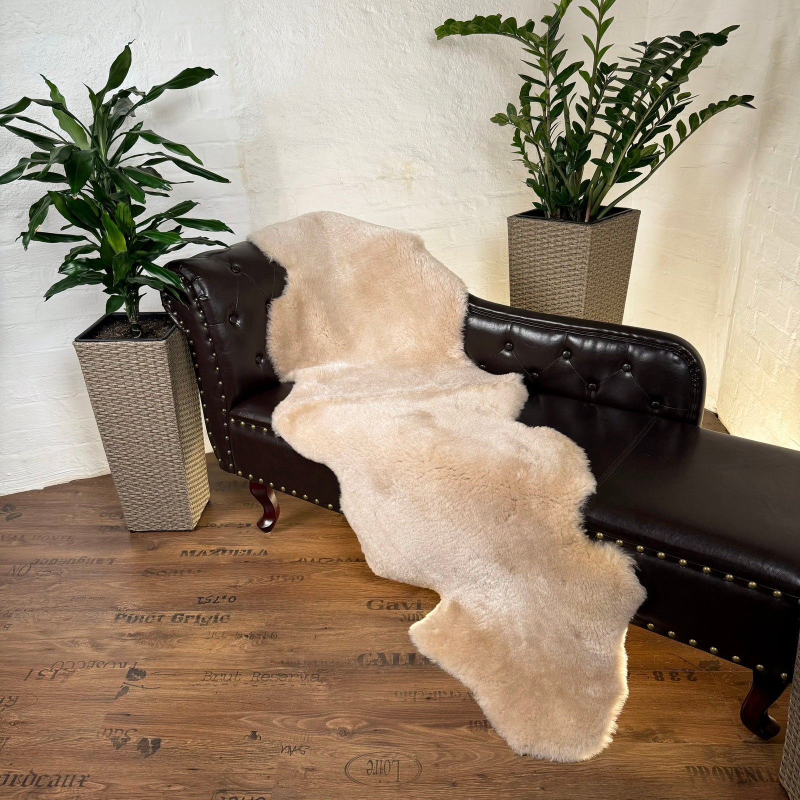 MEIWITT® Schaffellläufer hellbraun sandfarben