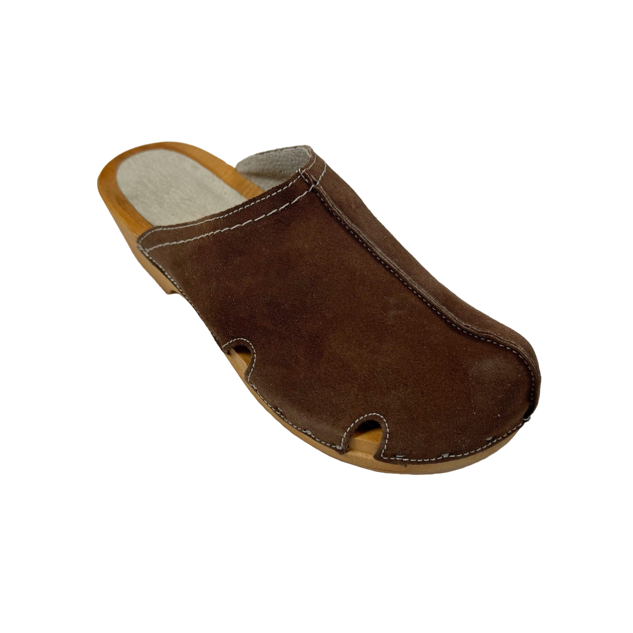 Schwedenclogs Clogs Leder Holz braun