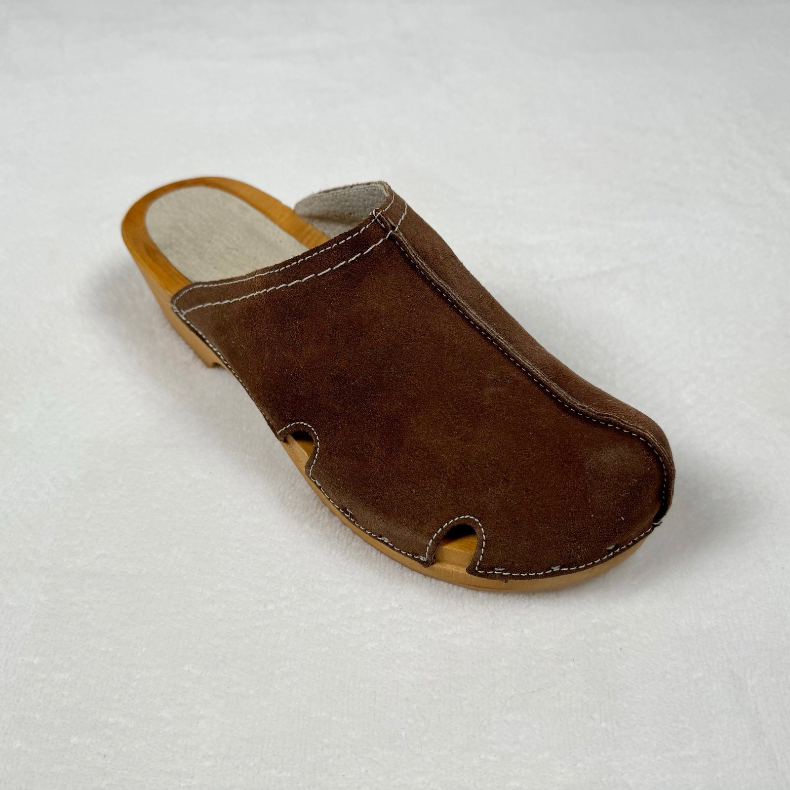 Schwedenclogs Clogs Leder Holz braun