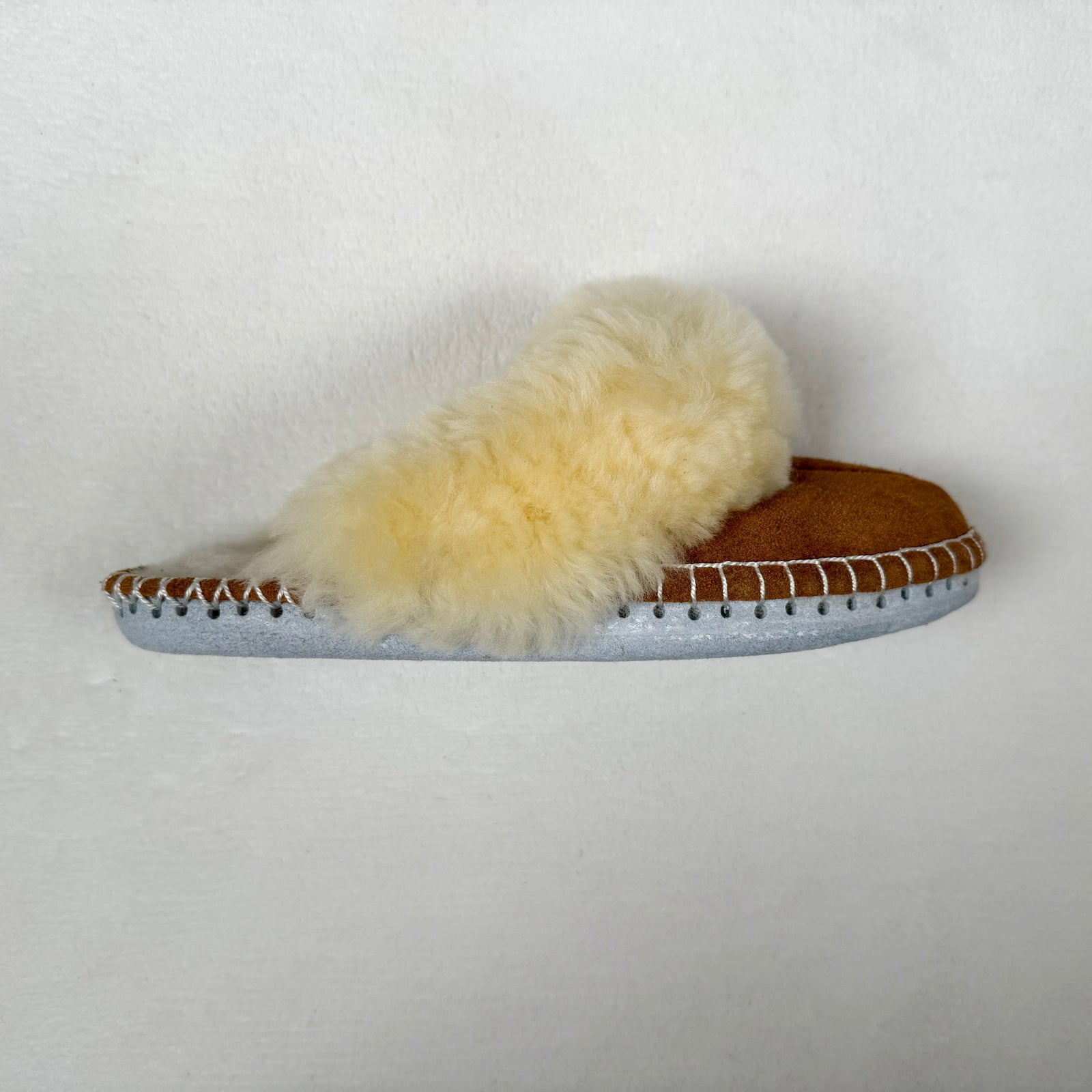 Damen Lammfell Hausschuhe Slipper Modell Mokassin