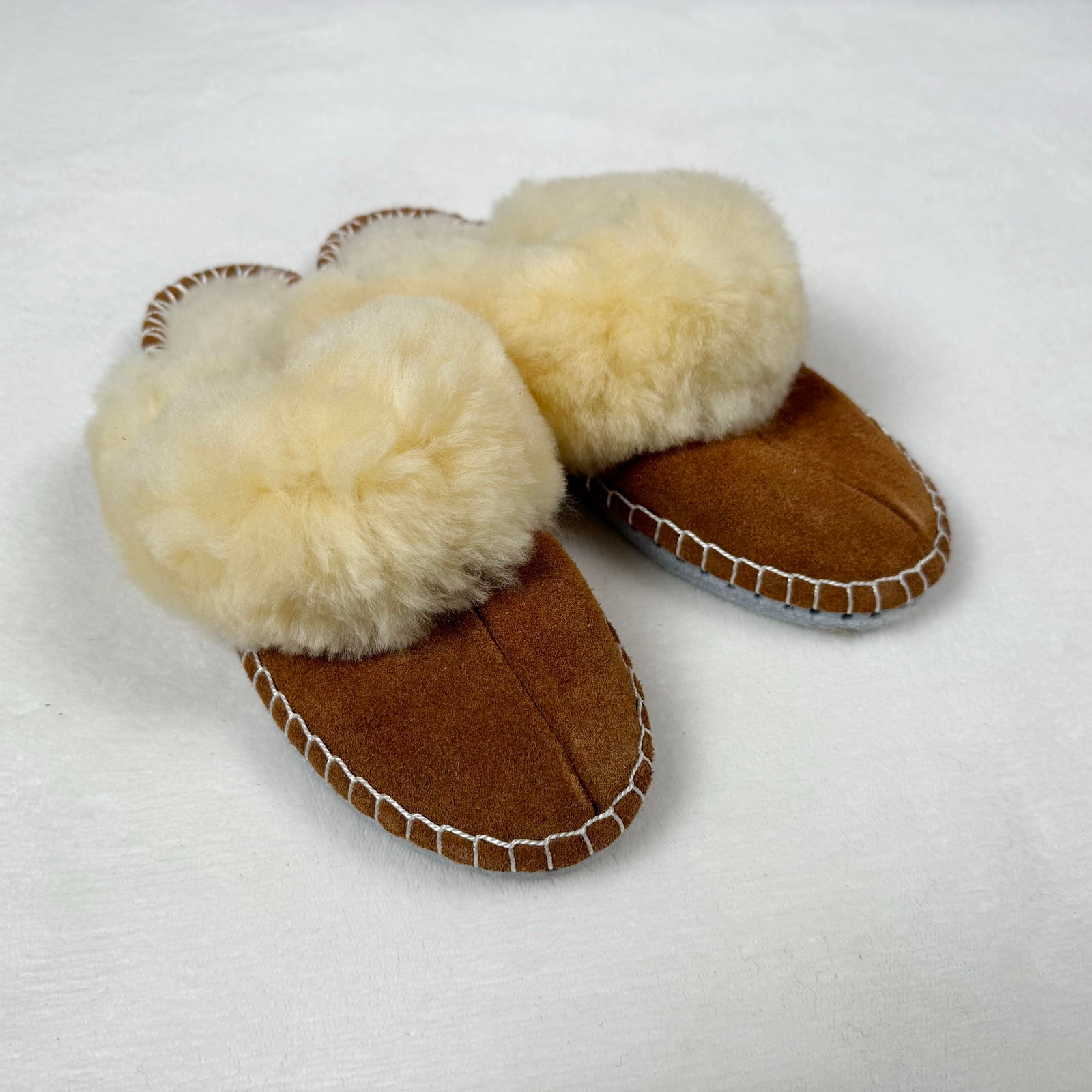 Damen Lammfell Hausschuhe Slipper Modell Mokassin