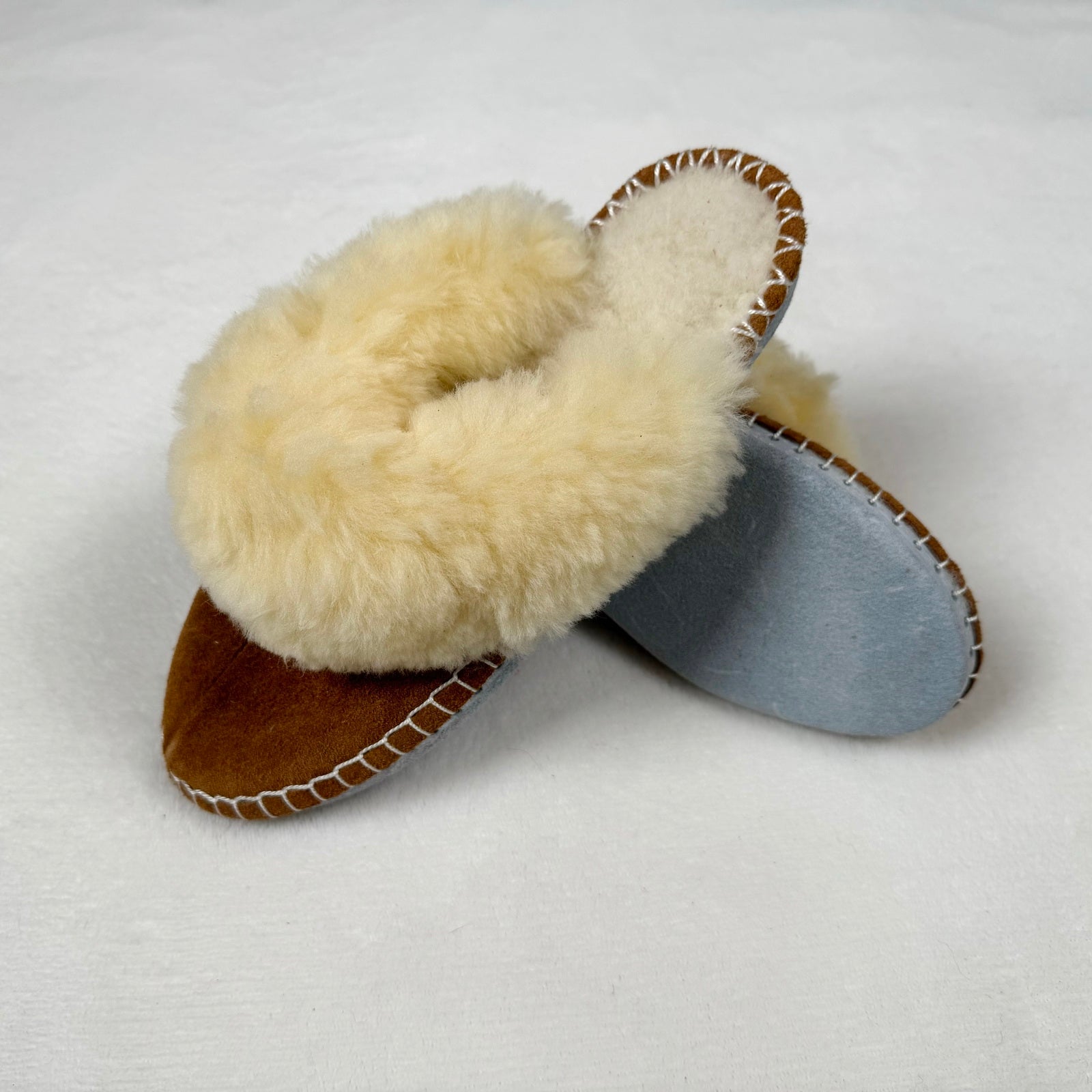 Damen Lammfell Hausschuhe Slipper Modell Mokassin