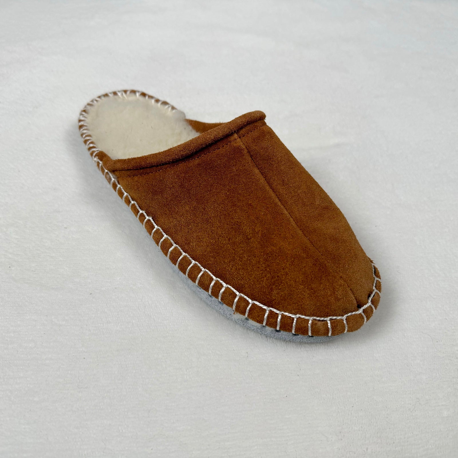 Herren Lammfell Hausschuhe Slipper Modell Mokassin