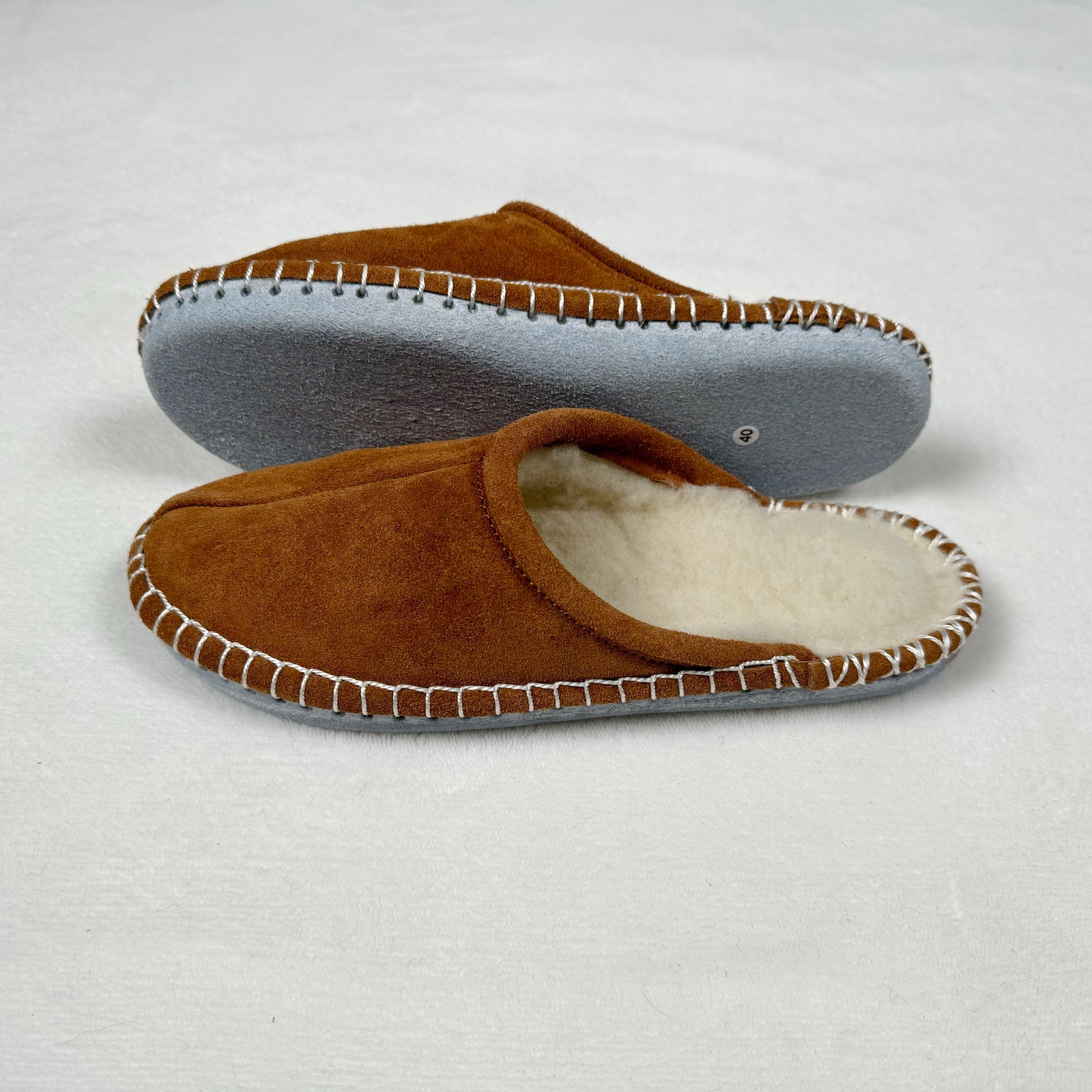 Herren Lammfell Hausschuhe Slipper Modell Mokassin