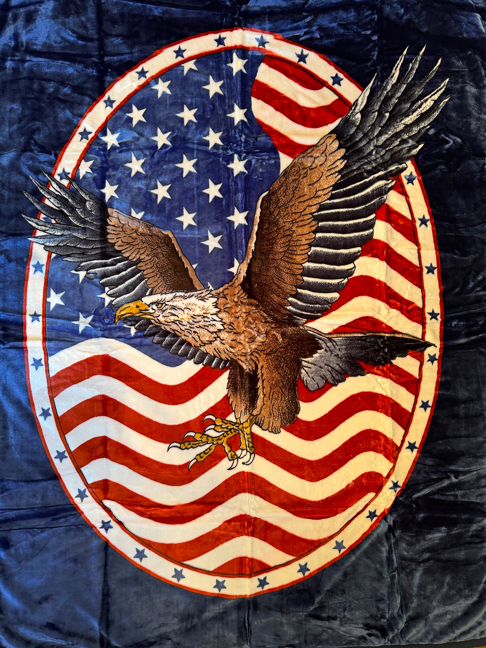 Kuscheldecke Tagesdecke Wohndecke Tiermotiv Adler