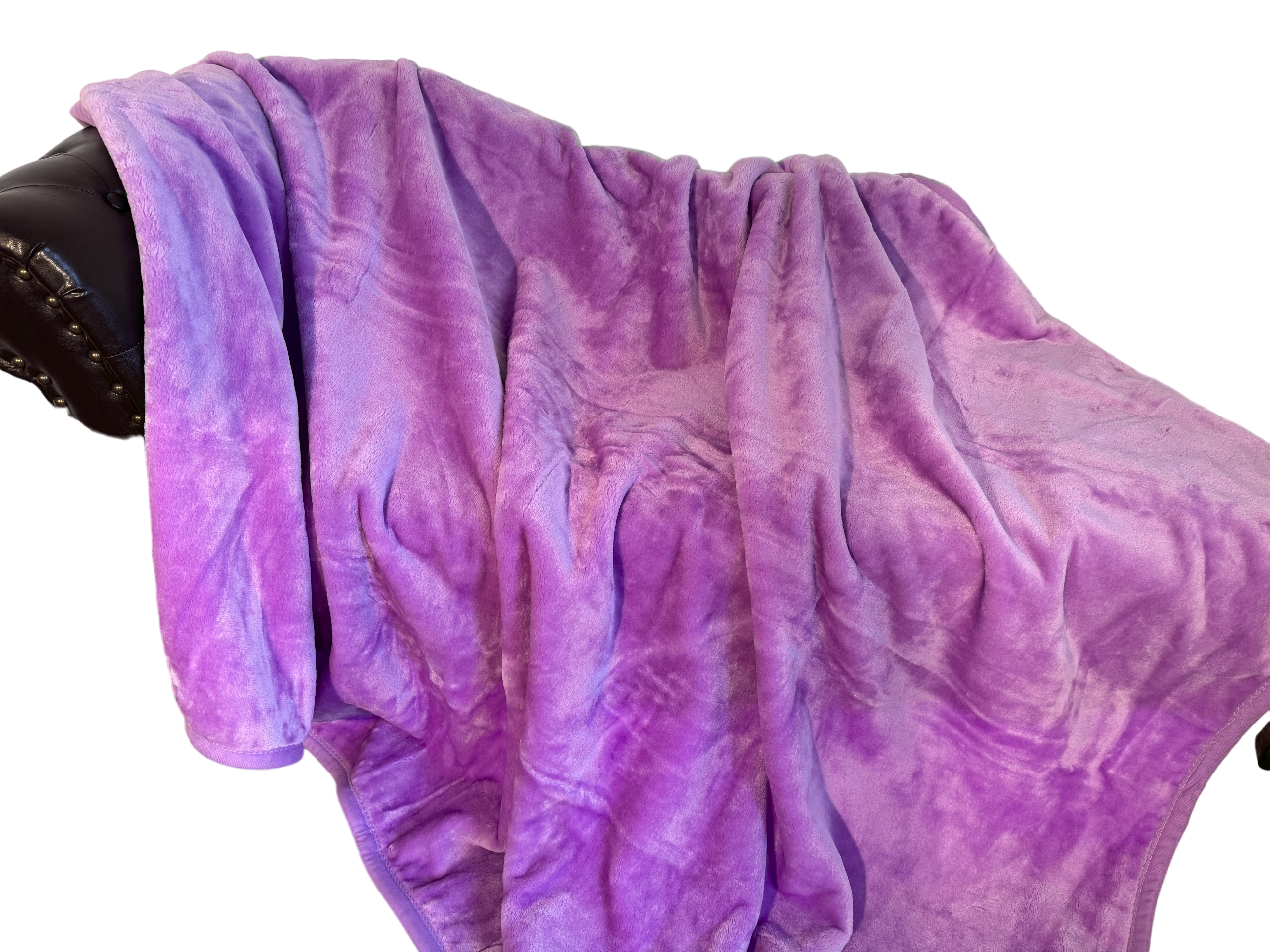 Kuscheldecke Tagesdecke Wohndecke im Glanz-Design lila 160x200cm