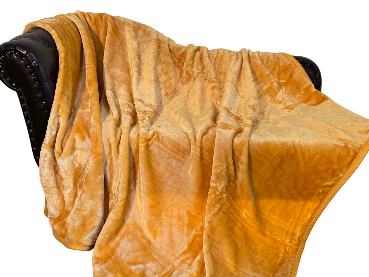 Kuscheldecke Tagesdecke Wohndecke im Glanz-Design gold 160x200cm