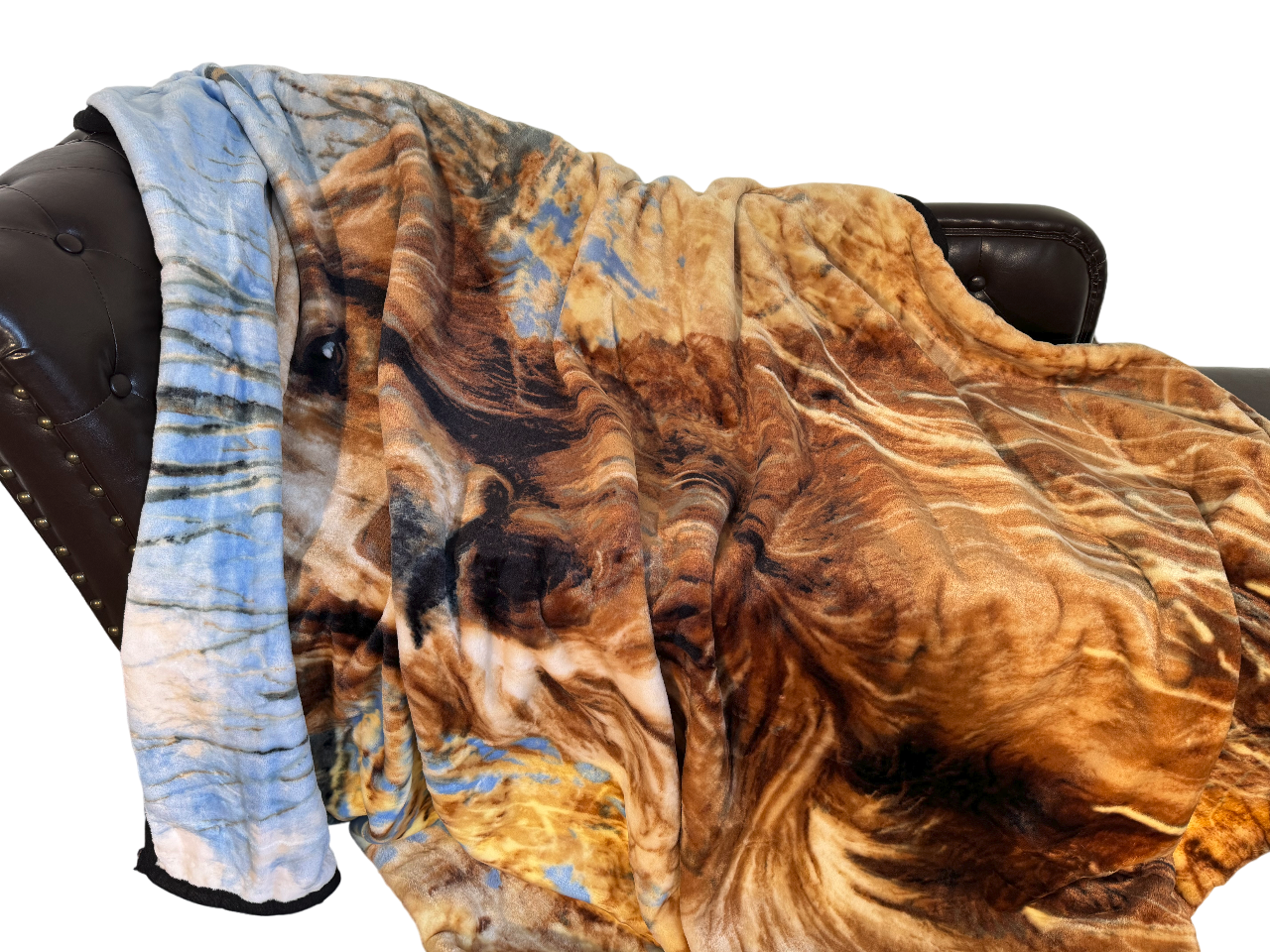 Kuscheldecke Tagesdecke Wohndecke Tiermotiv Jagdhund