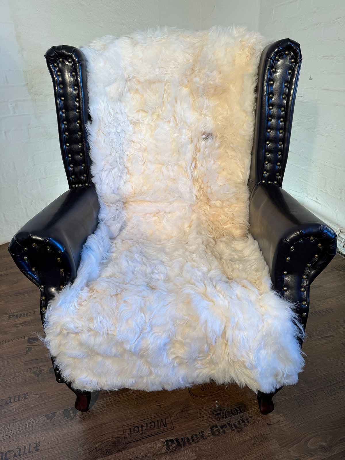 Echter Pelzläufer PL-114 Fellläufer Lammfellläufer 160x60cm weiß