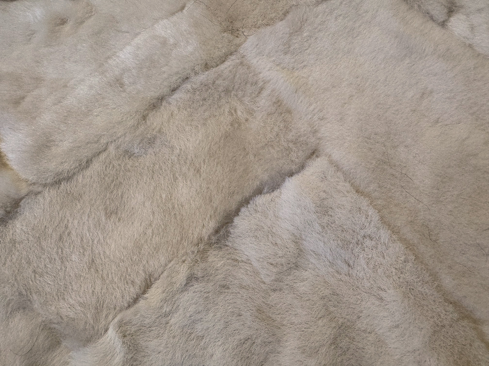 Echter Pelzläufer PL-259 Fellläufer Lammfellläufer 160x60cm creme