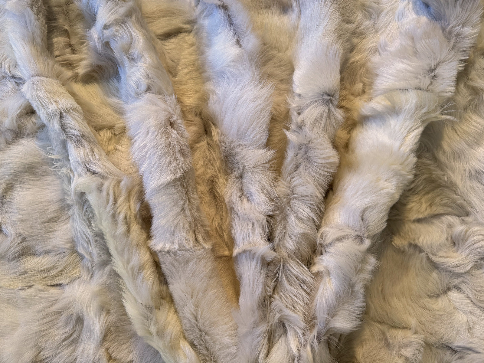 Echter Pelzläufer PL-269 Fellläufer Lammfellläufer 160x60cm wollweiß