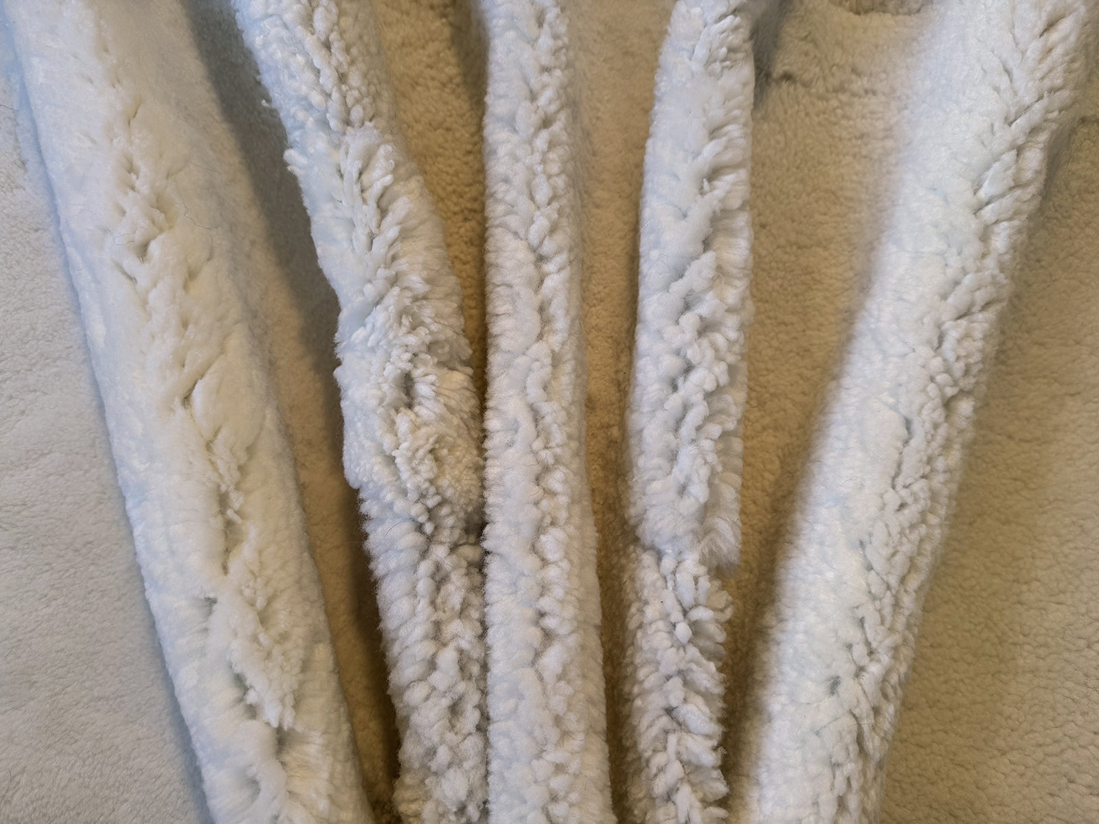 Echter Pelzläufer PL-277 Fellläufer Lammfellläufer 160x60cm weiß
