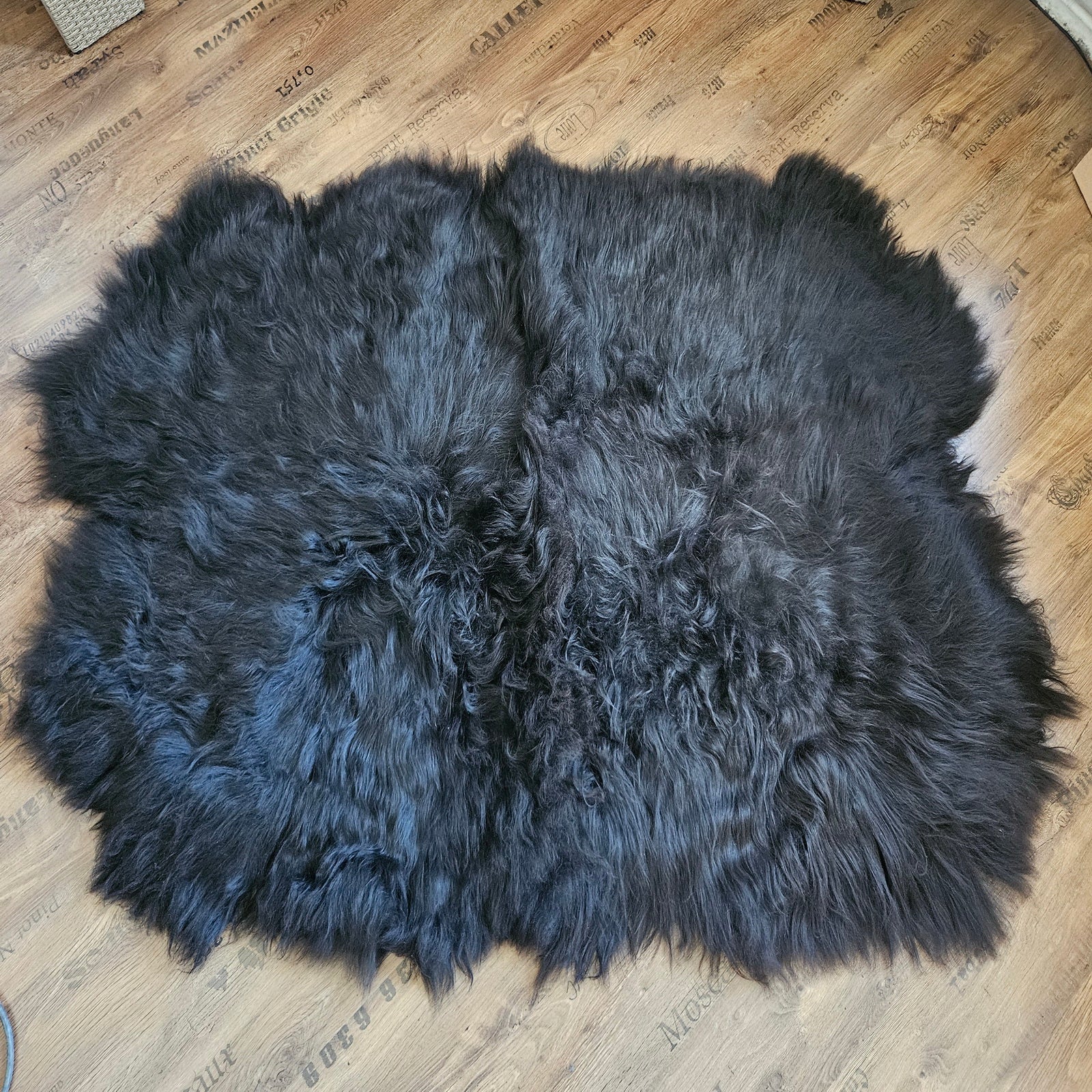 MEIWITT® Island Schaffellteppich schwarz