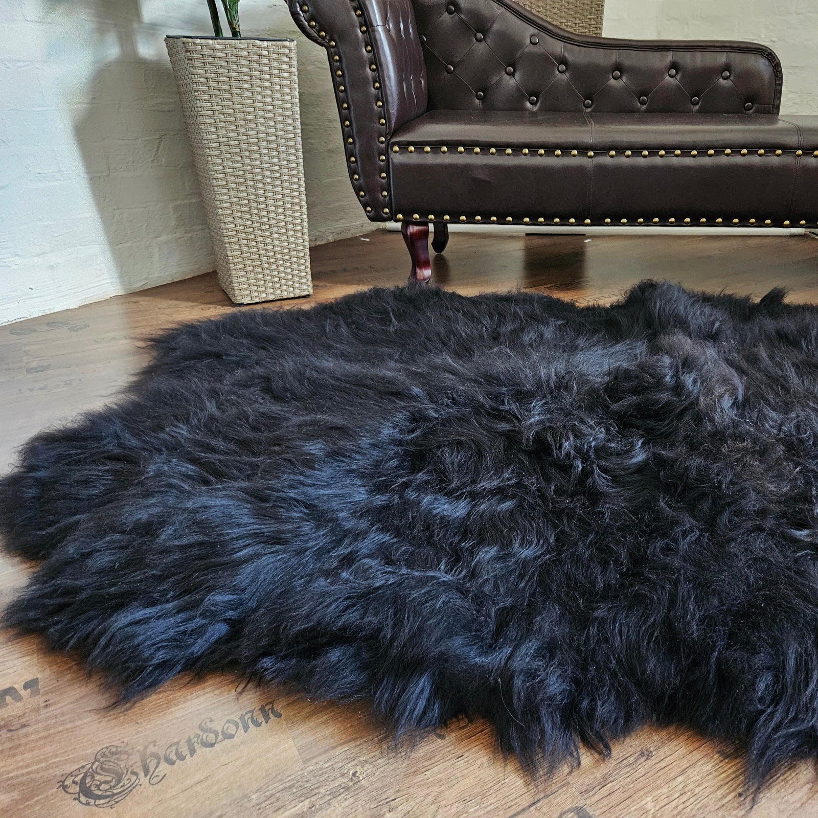MEIWITT® Island Schaffellteppich schwarz
