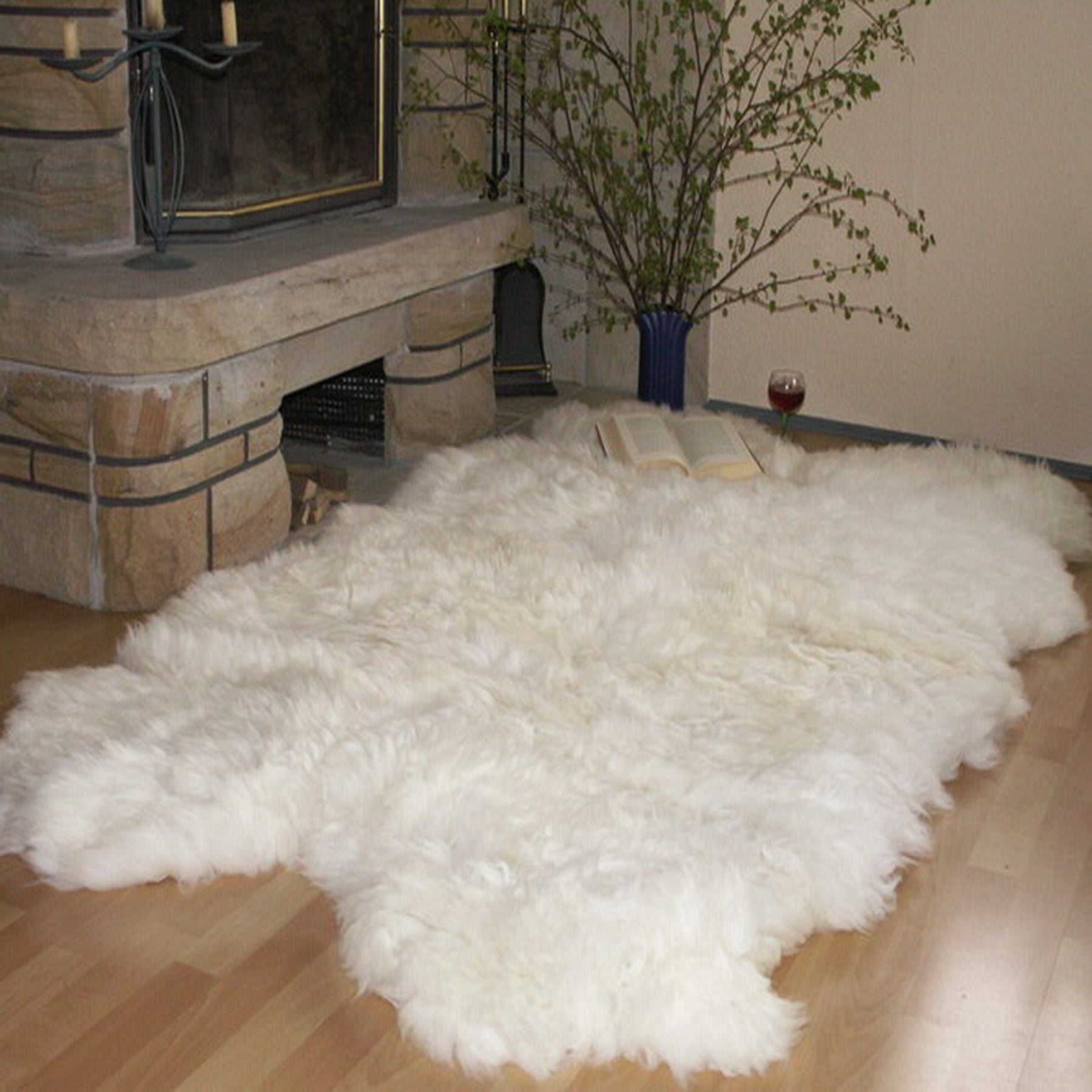 MEIWITT® Schaffellteppich weiss