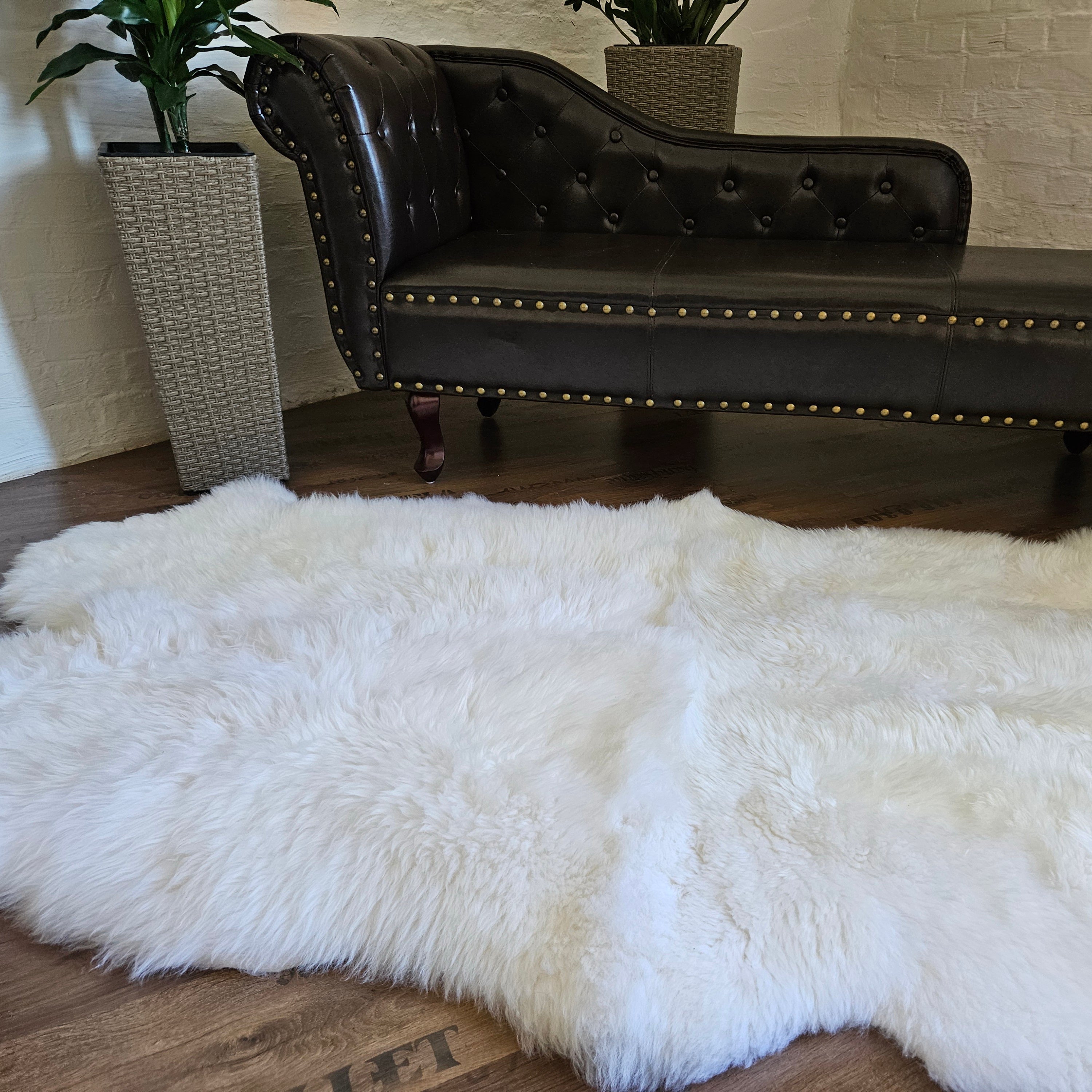 MEIWITT® Schaffellteppich weiss
