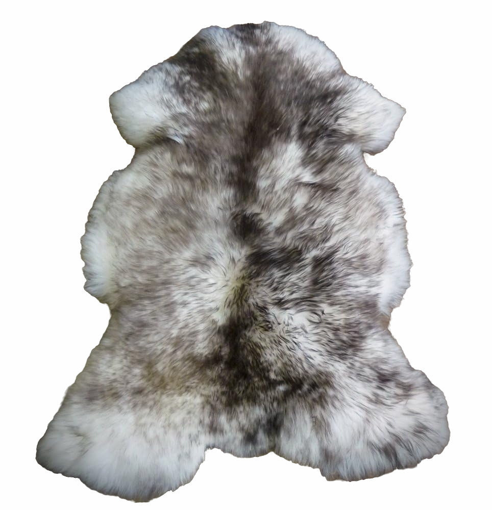 MEIWITT® Lammfell, Schaffell weiss - taupe