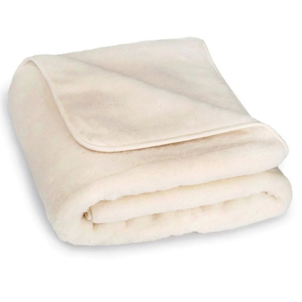 Merino Schafwolldecke doppellagig