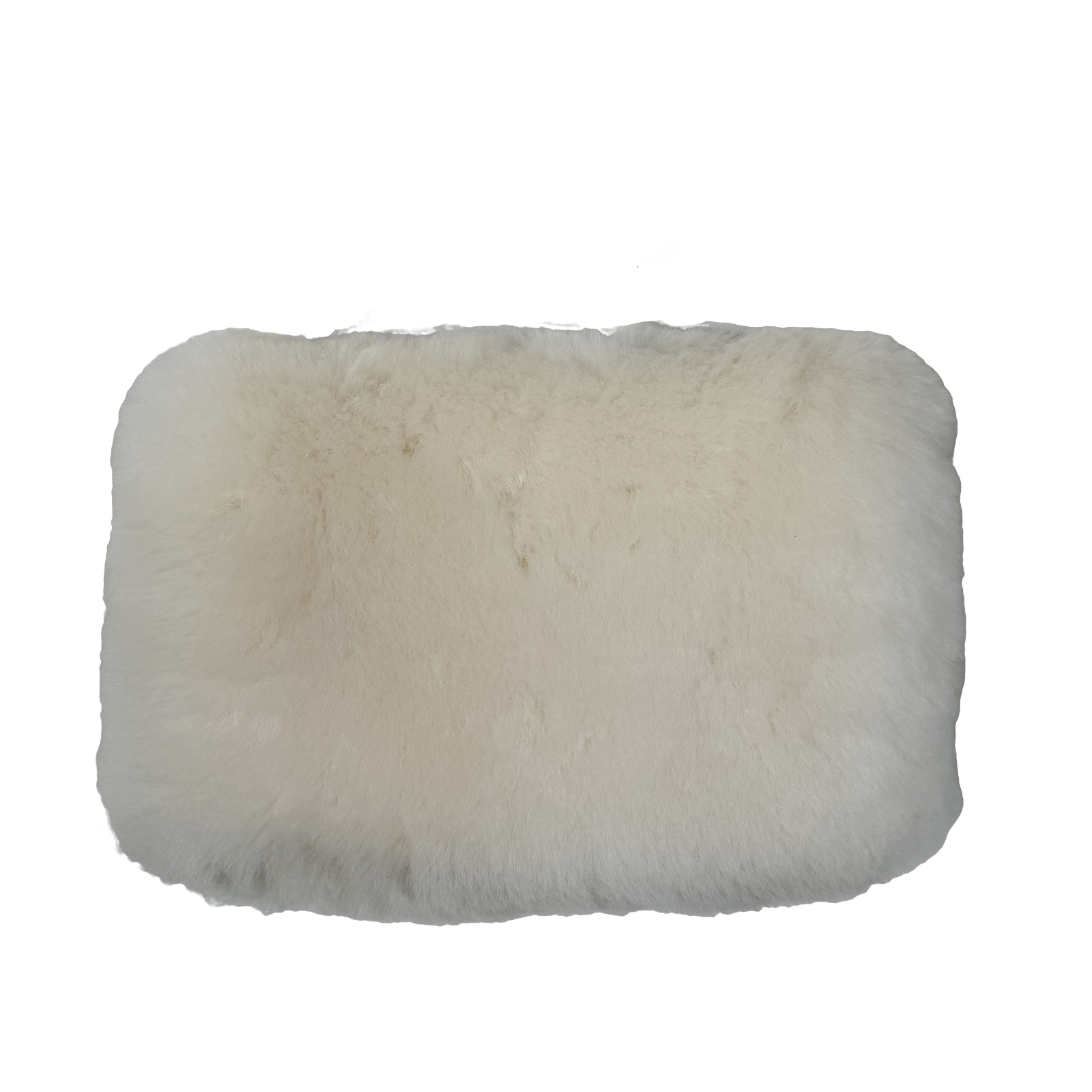 MEIWITT® Handwärmer Muff aus echtem Lammfell weiss