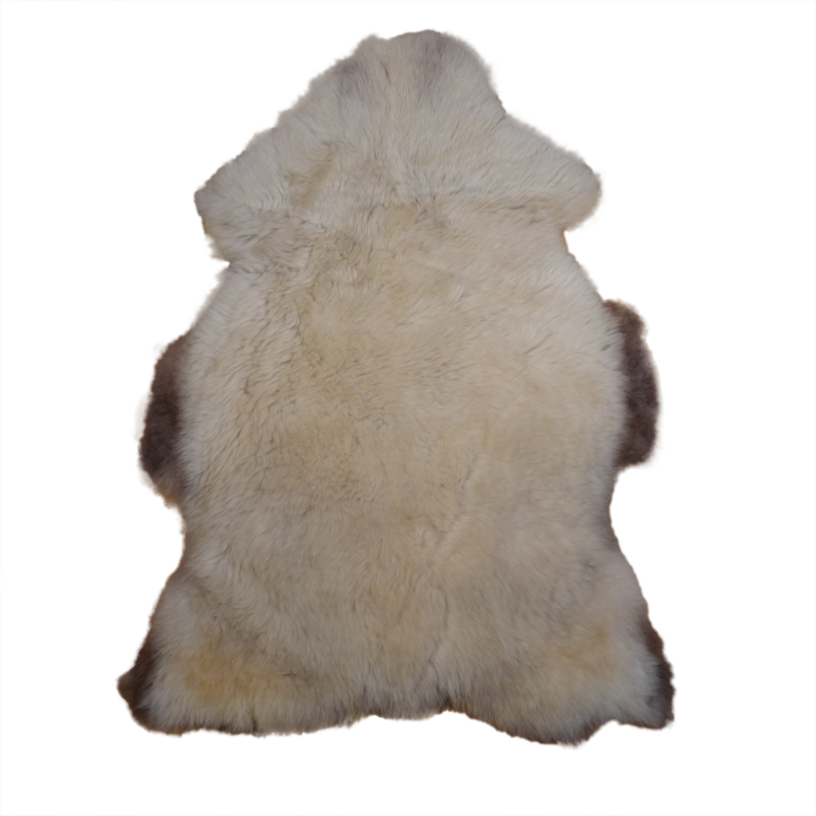 Exklusives Unikat Schaffell beige - braun 135x90cm #15840