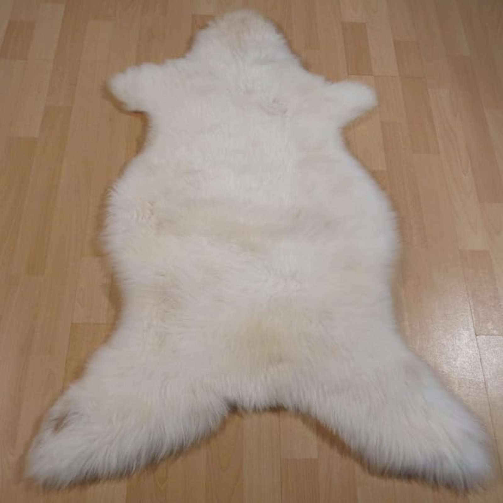 Exklusives Unikat Lammfell beige - creme 115x80cm #10973