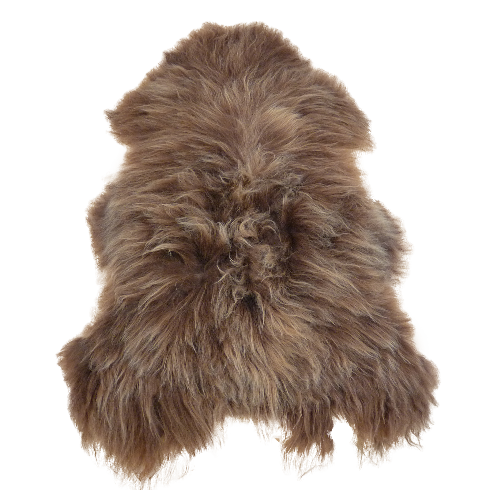 Exklusives Unikat Islandschaffell braun - blond 140x90cm #14972